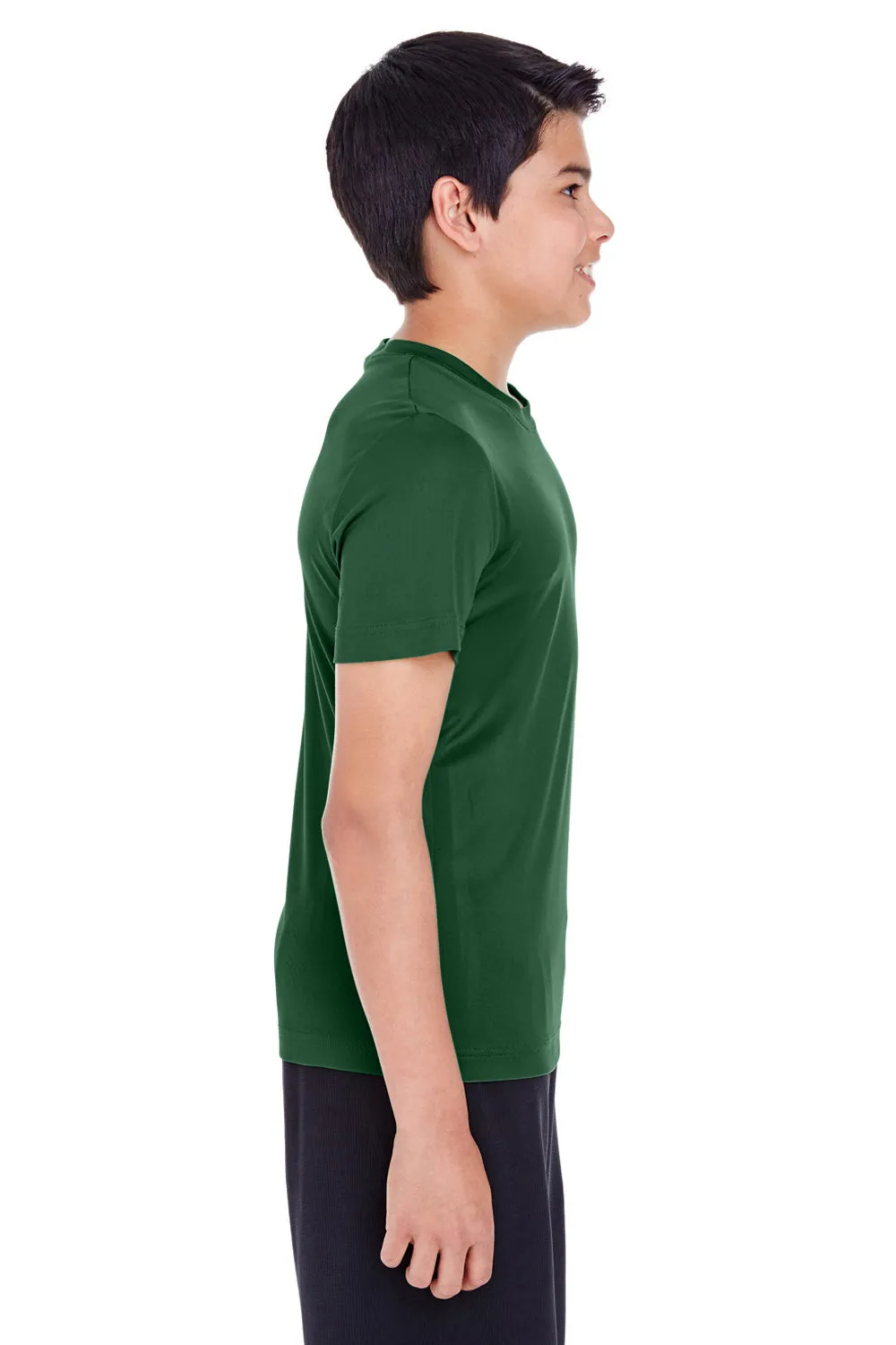 Team 365 Youth Zone Performance Moisture Wicking Short Sleeve Crewneck T-Shirt - Sport Dark Green