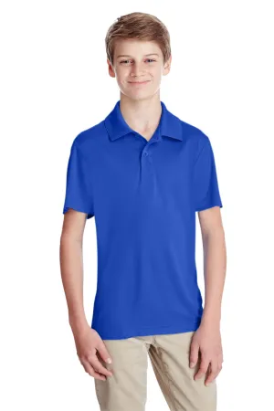 Team 365 Youth Zone Performance Moisture Wicking Short Sleeve Polo Shirt - Royal Blue