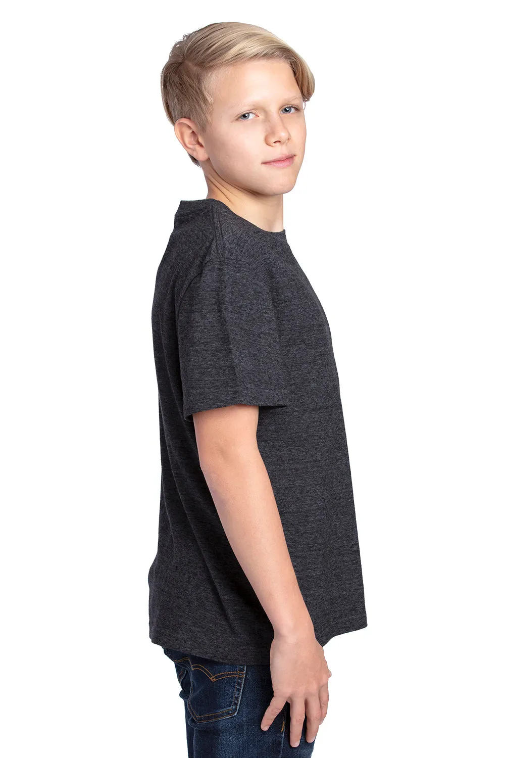 Threadfast Apparel Youth Short Sleeve Crewneck T-Shirt - Black