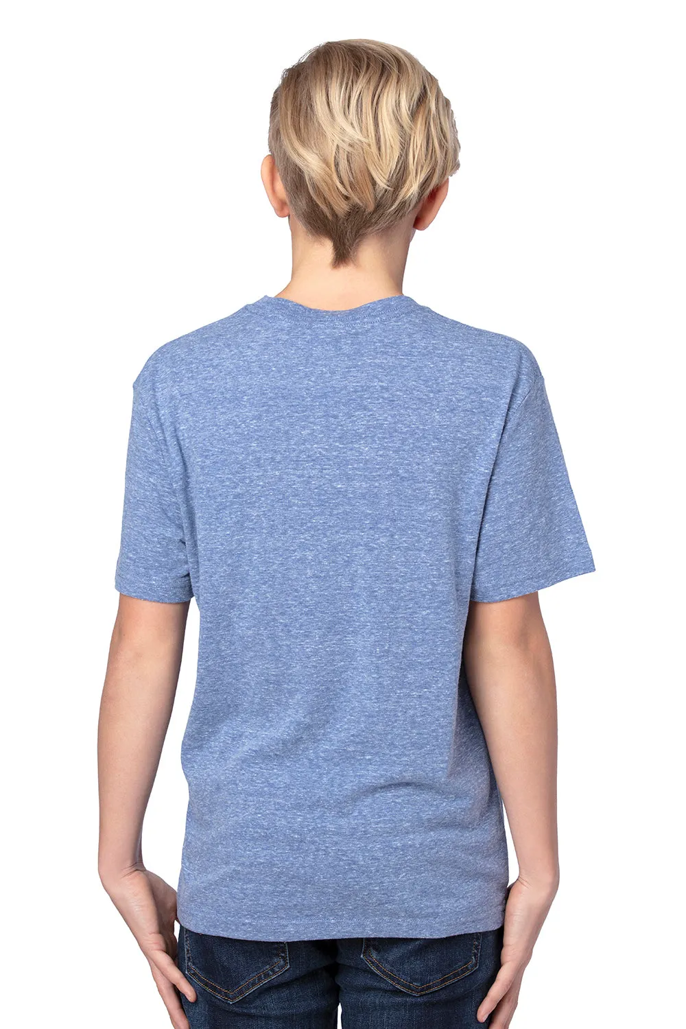 Threadfast Apparel Youth Short Sleeve Crewneck T-Shirt - Navy Blue