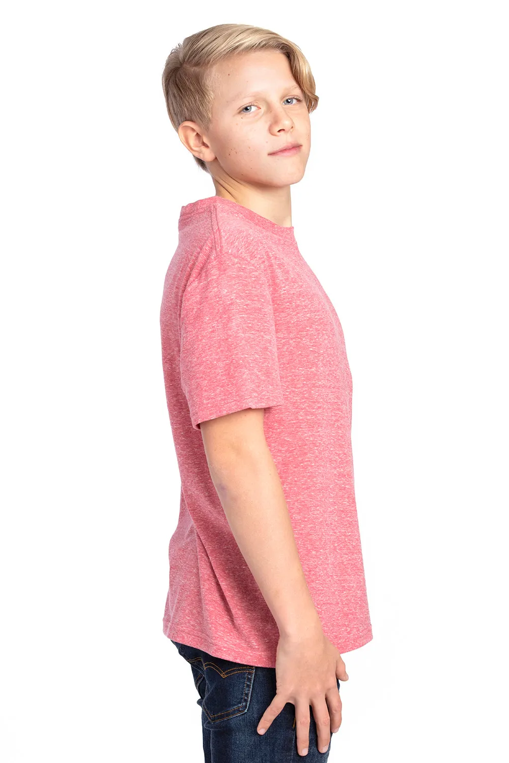 Threadfast Apparel Youth Short Sleeve Crewneck T-Shirt - Red