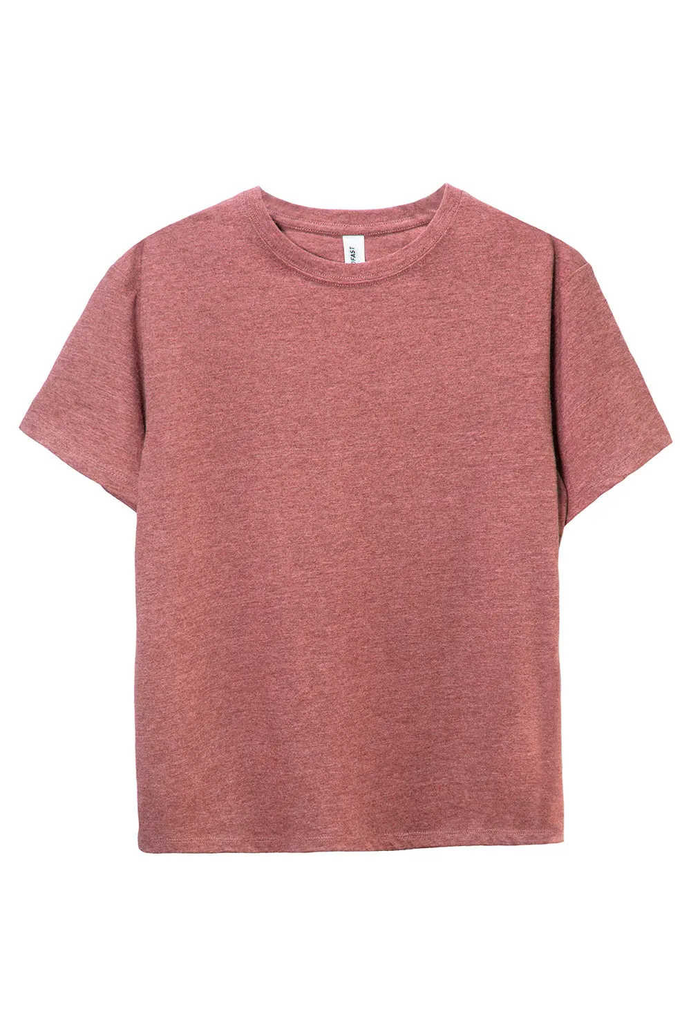 Threadfast Apparel Youth Ultimate Short Sleeve Crewneck T-Shirt - Heather Maroon