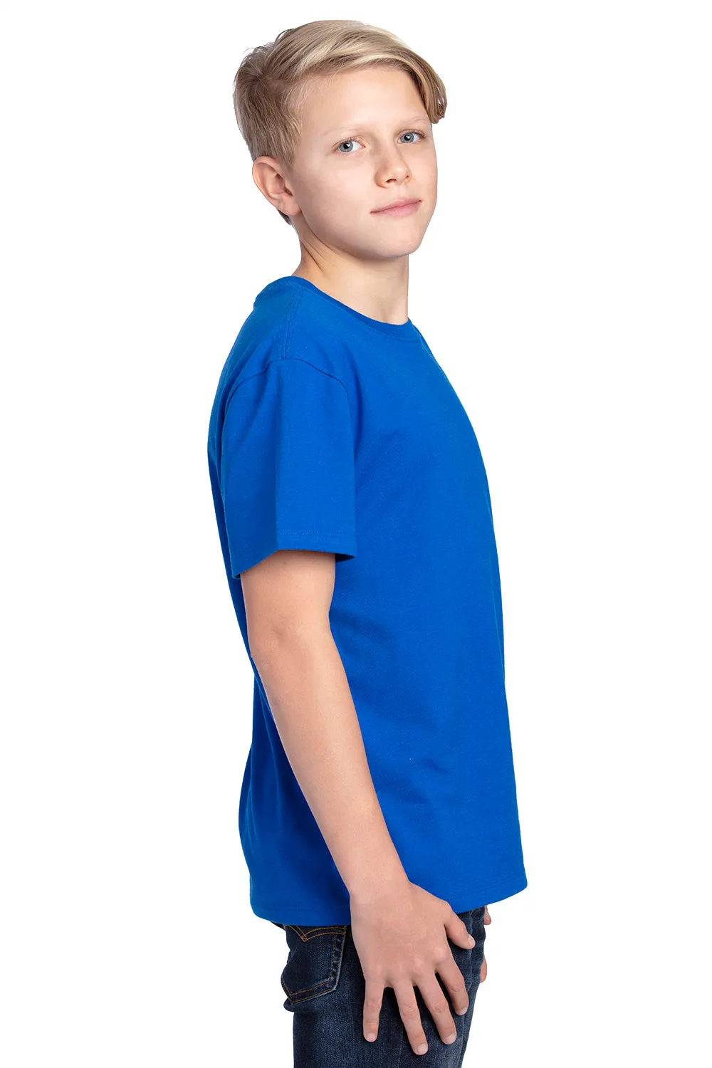 Threadfast Apparel Youth Ultimate Short Sleeve Crewneck T-Shirt - Royal Blue