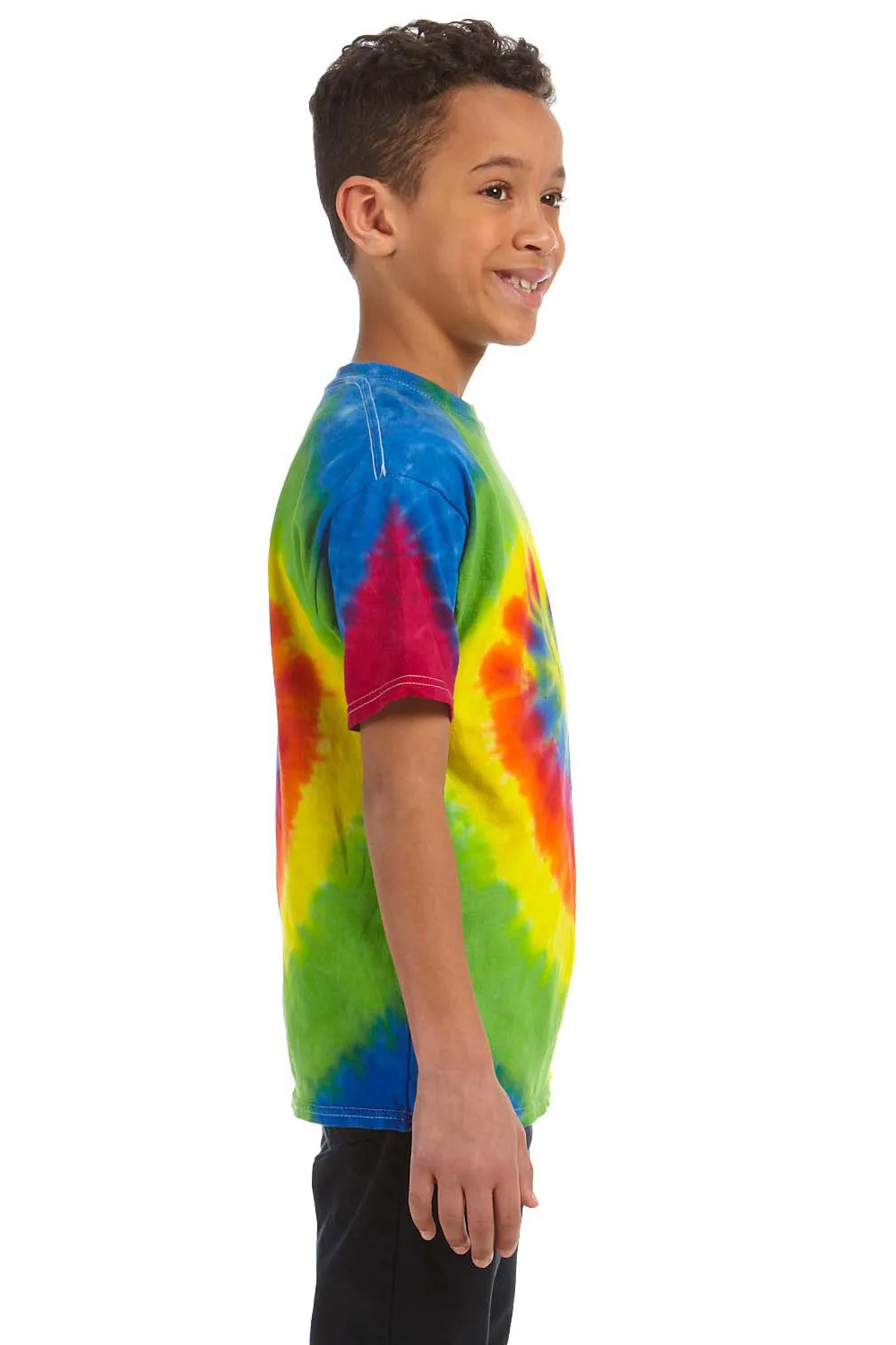 Tie-Dye Youth Short Sleeve Crewneck T-Shirt - Moondance