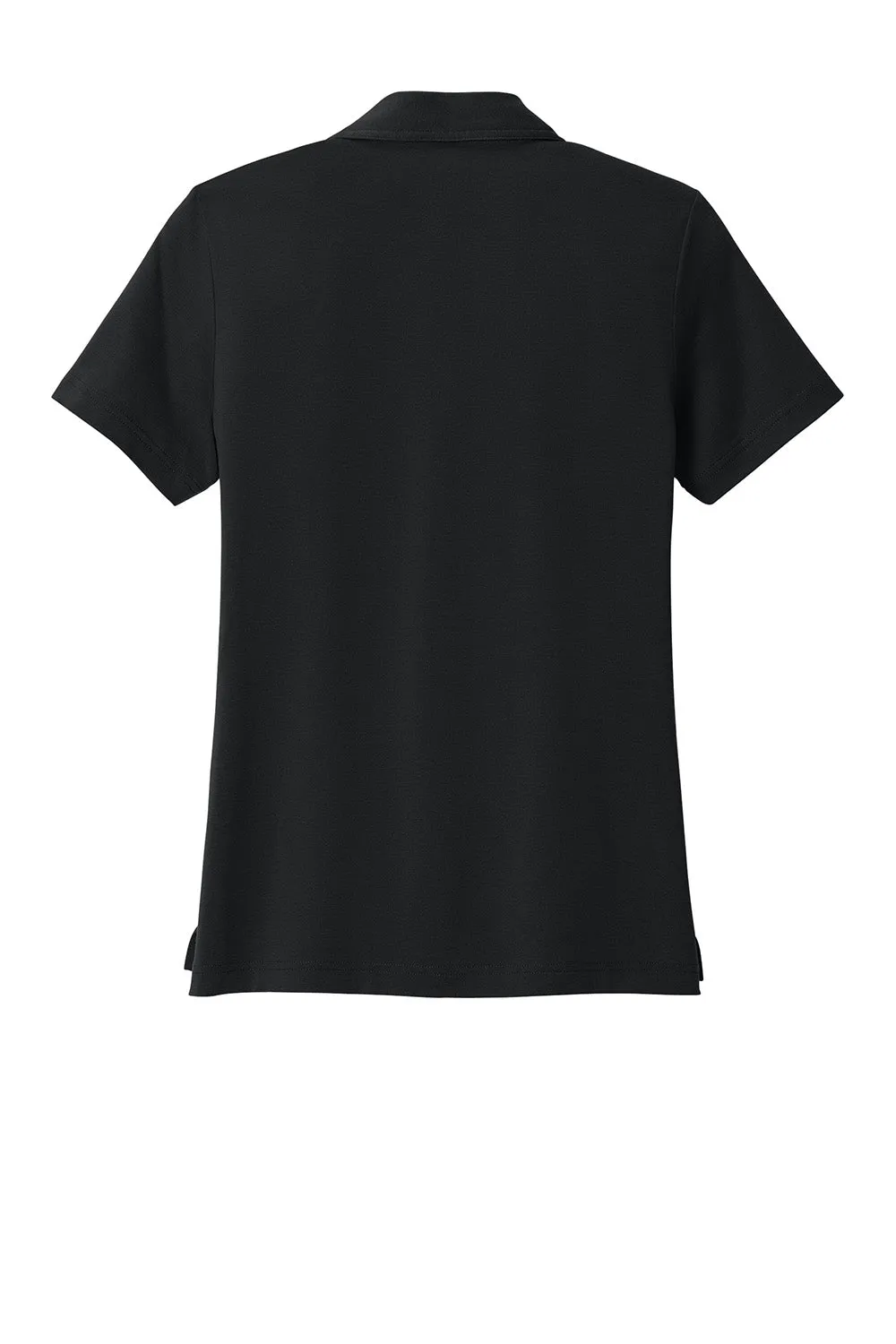 TravisMathew Womens Glenview Wrinkle Resistant Short Sleeve Polo Shirt - Black