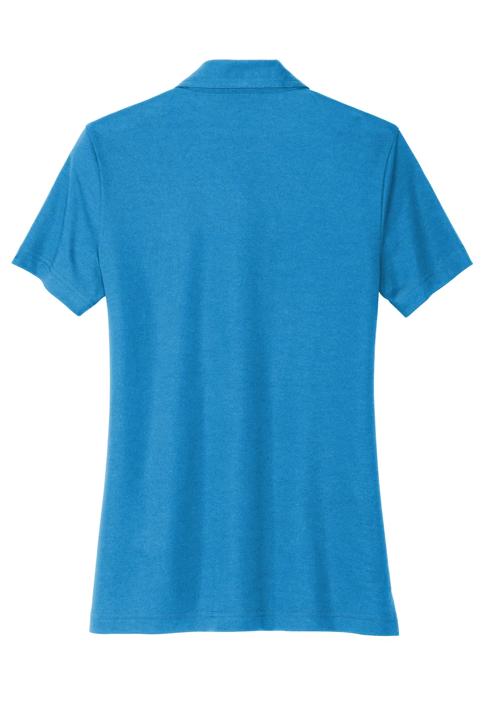 TravisMathew Womens Oceanside Wrinkle Resistant Short Sleeve Polo Shirt - Classic Blue