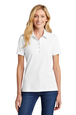 TravisMathew Womens Oceanside Wrinkle Resistant Short Sleeve Polo Shirt - White