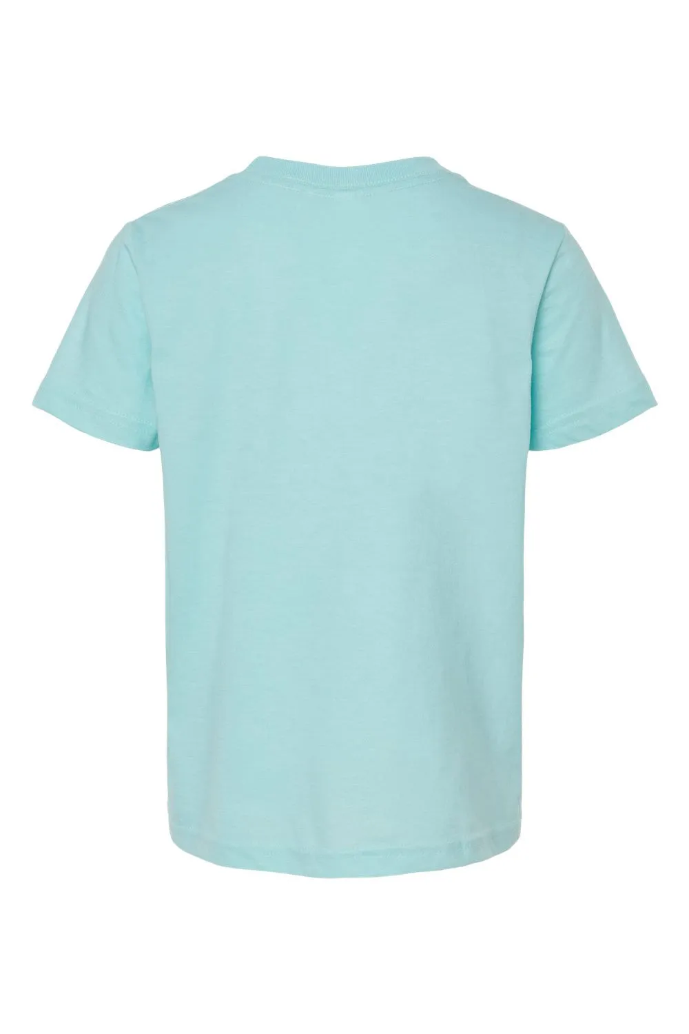 Tultex Youth Fine Jersey Short Sleeve Crewneck T-Shirt - Heather Purist Blue