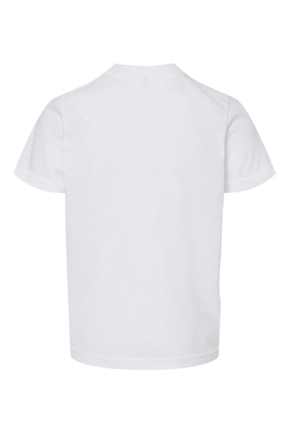 Tultex Youth Poly-Rich Short Sleeve Crewneck T-Shirt - White