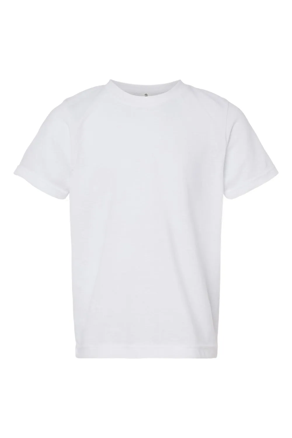 Tultex Youth Poly-Rich Short Sleeve Crewneck T-Shirt - White