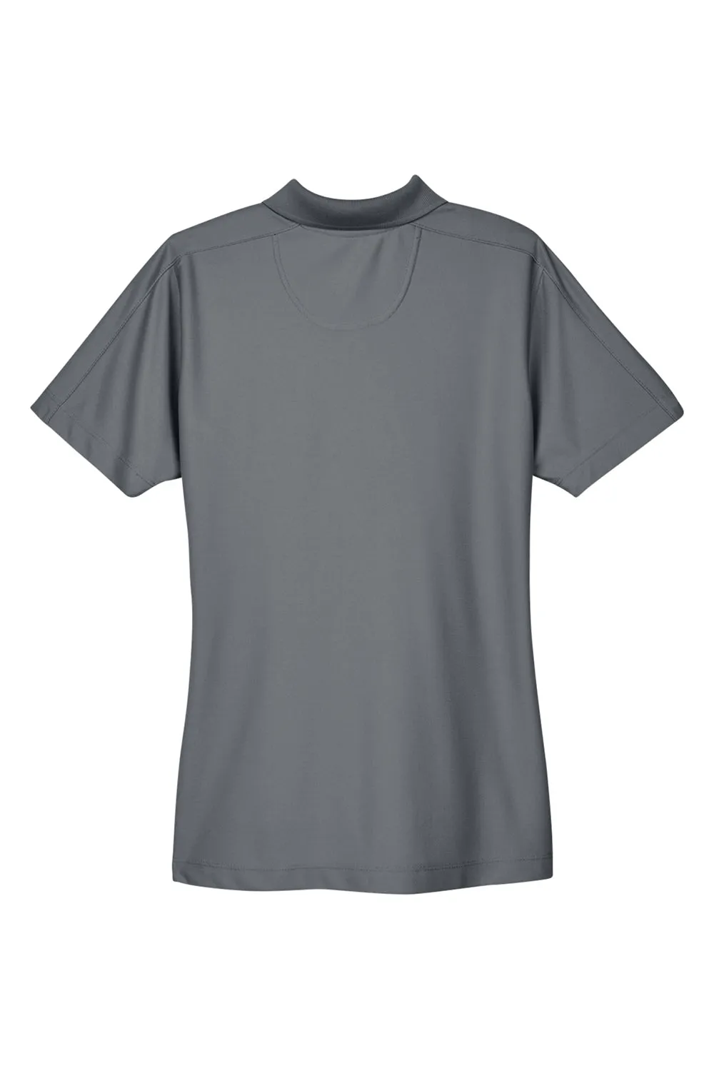 UltraClub Womens Cool & Dry Elite Performance Moisture Wicking Short Sleeve Polo Shirt - Charcoal Grey