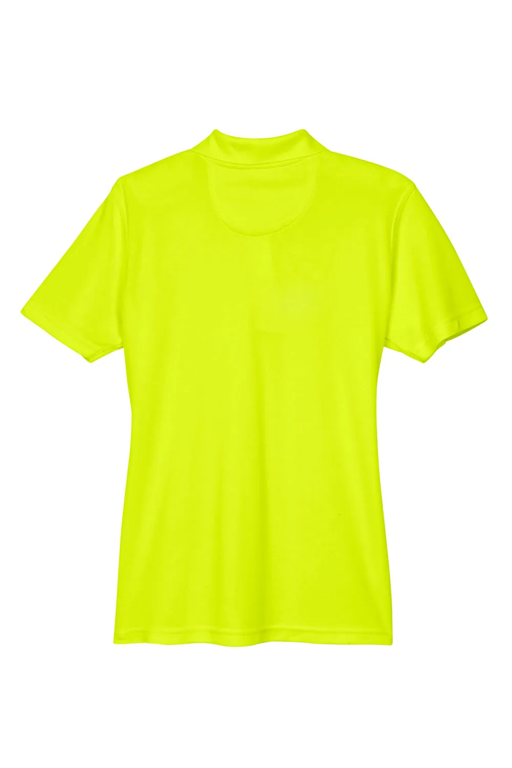 UltraClub Womens Cool & Dry Moisture Wicking Short Sleeve Polo Shirt - Bright Yellow