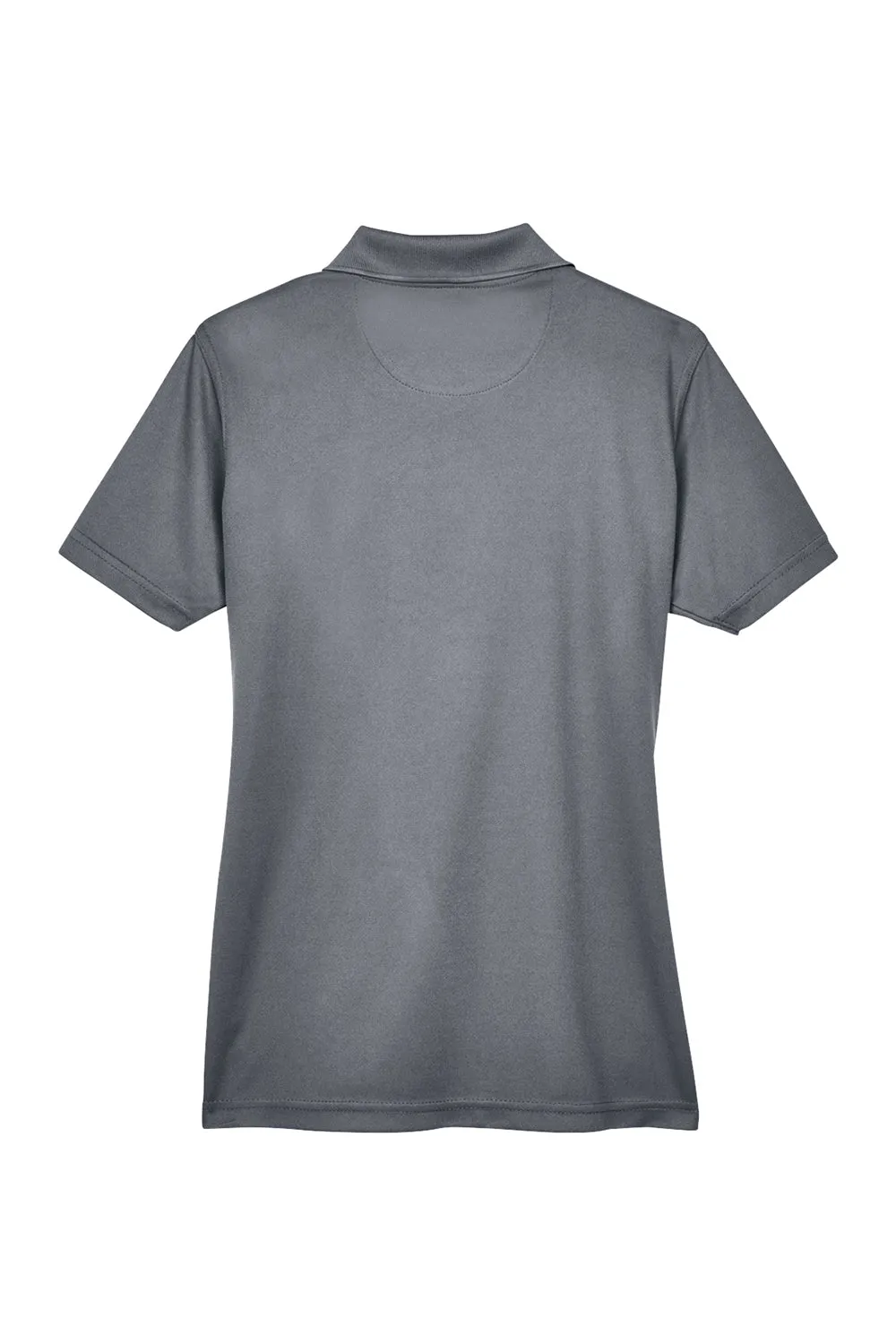 UltraClub Womens Cool & Dry Moisture Wicking Short Sleeve Polo Shirt - Charcoal Grey