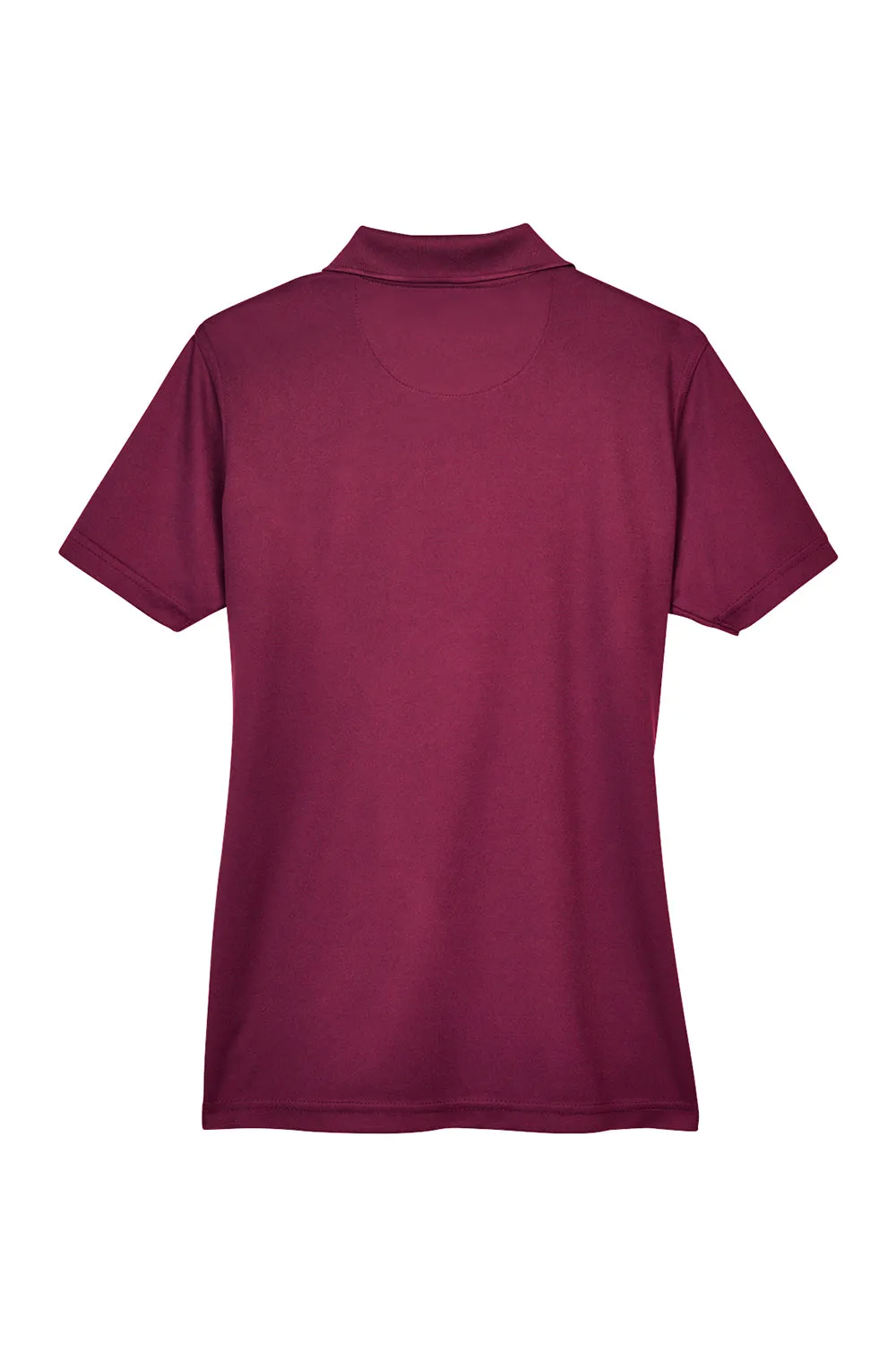 UltraClub Womens Cool & Dry Moisture Wicking Short Sleeve Polo Shirt - Maroon