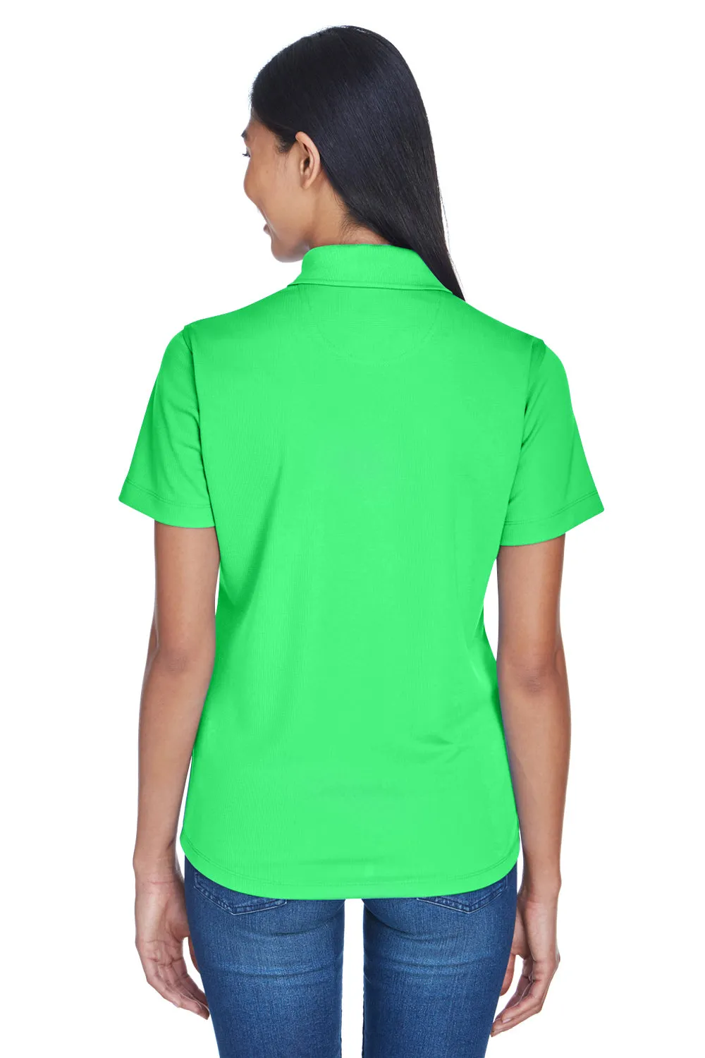 UltraClub Womens Cool & Dry Performance Moisture Wicking Short Sleeve Polo Shirt - Cool Green