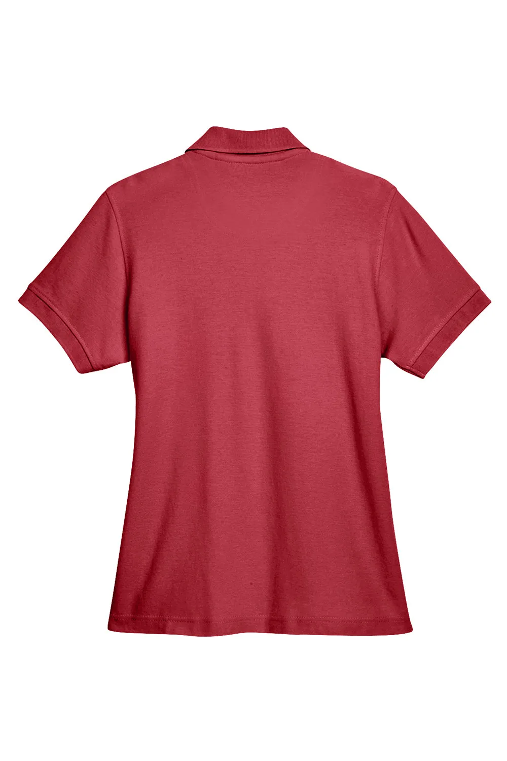 UltraClub Womens Whisper Short Sleeve Polo Shirt - Cardinal Red - Closeout