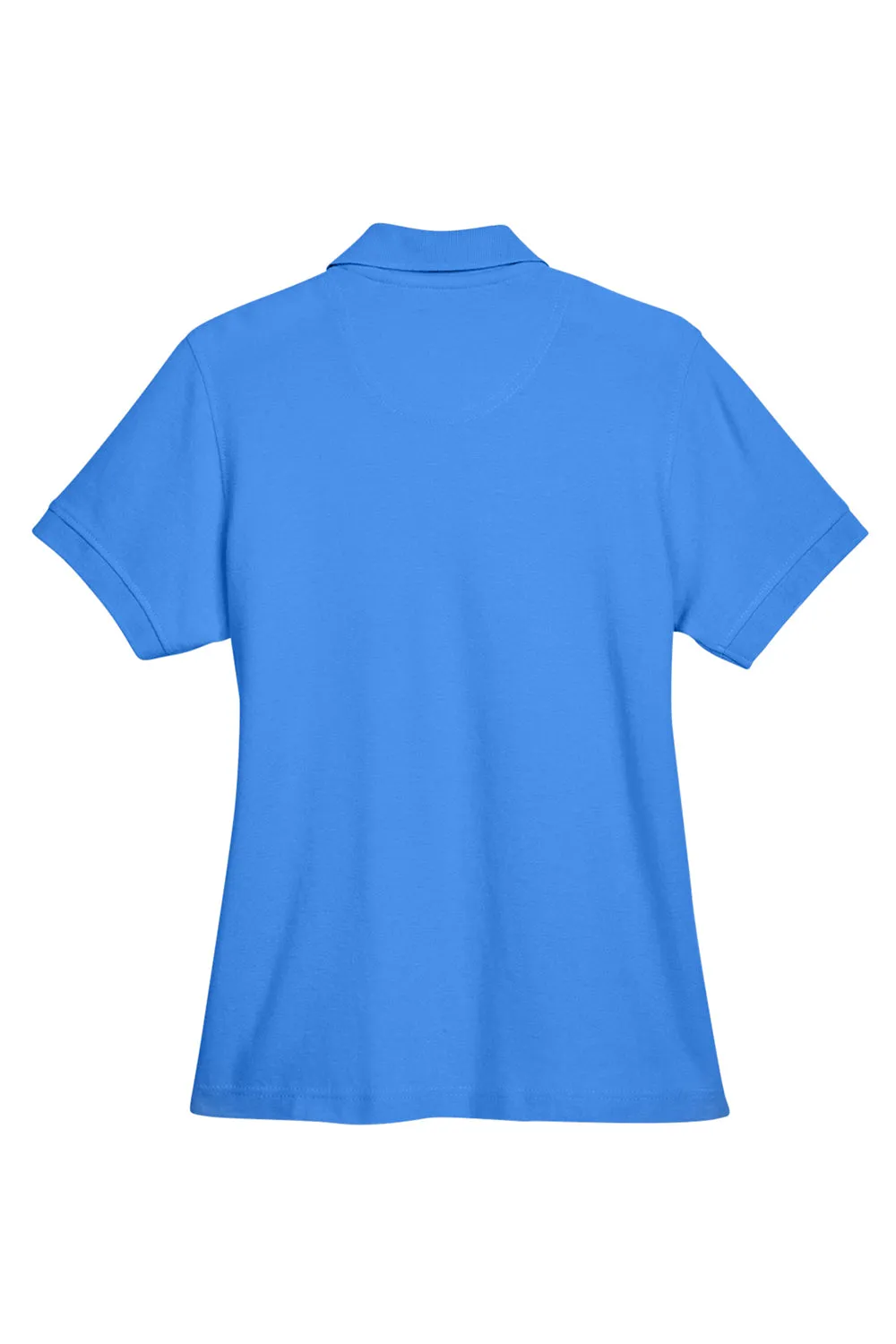 UltraClub Womens Whisper Short Sleeve Polo Shirt - French Blue - Closeout