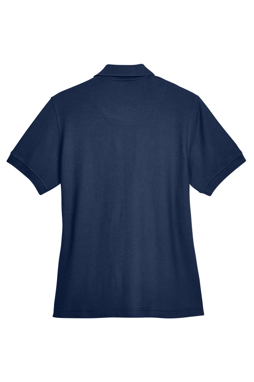 UltraClub Womens Whisper Short Sleeve Polo Shirt - Navy Blue - Closeout