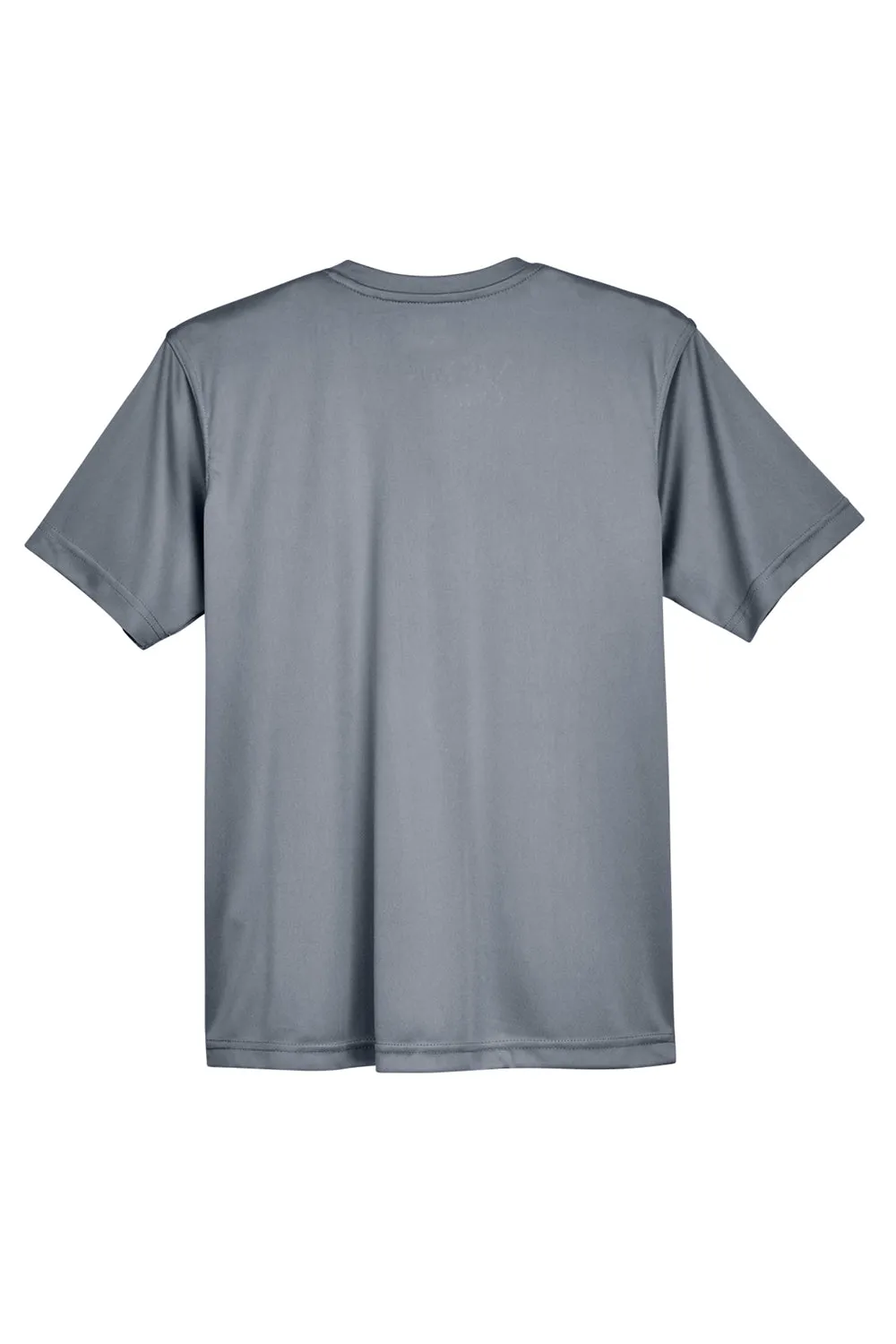 UltraClub Youth Cool & Dry Performance Moisture Wicking Short Sleeve Crewneck T-Shirt - Charcoal Grey
