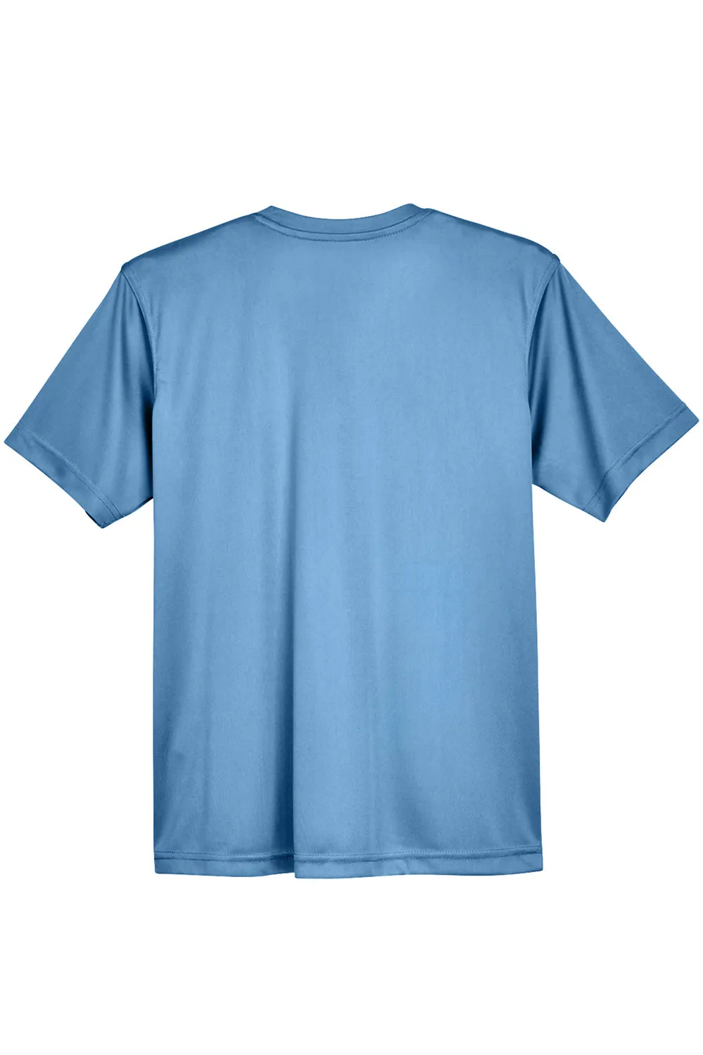 UltraClub Youth Cool & Dry Performance Moisture Wicking Short Sleeve Crewneck T-Shirt - Indigo Blue