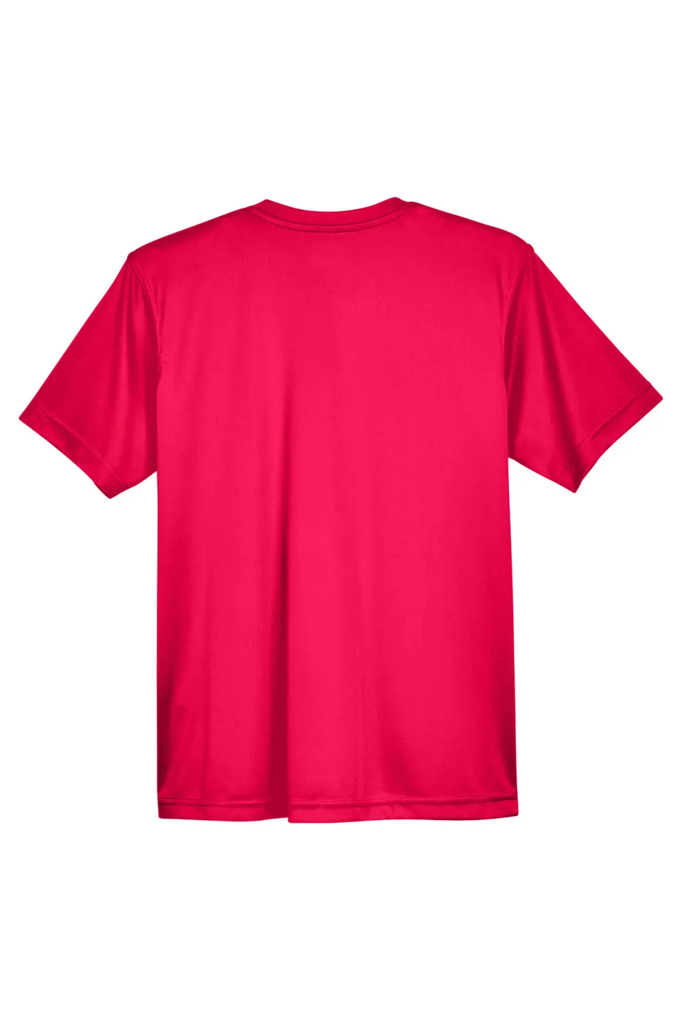 UltraClub Youth Cool & Dry Performance Moisture Wicking Short Sleeve Crewneck T-Shirt - Red