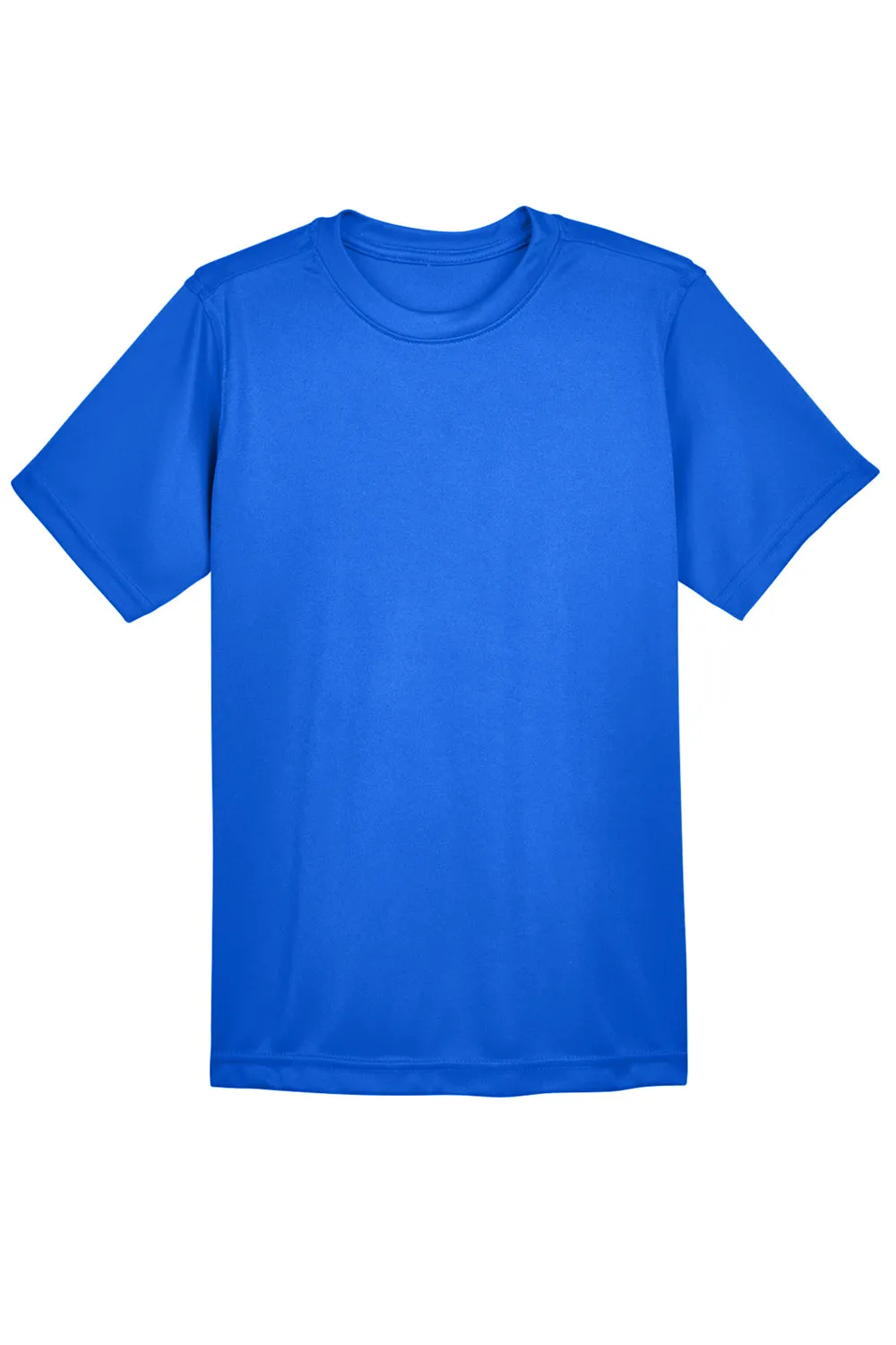UltraClub Youth Cool & Dry Performance Moisture Wicking Short Sleeve Crewneck T-Shirt - Royal Blue