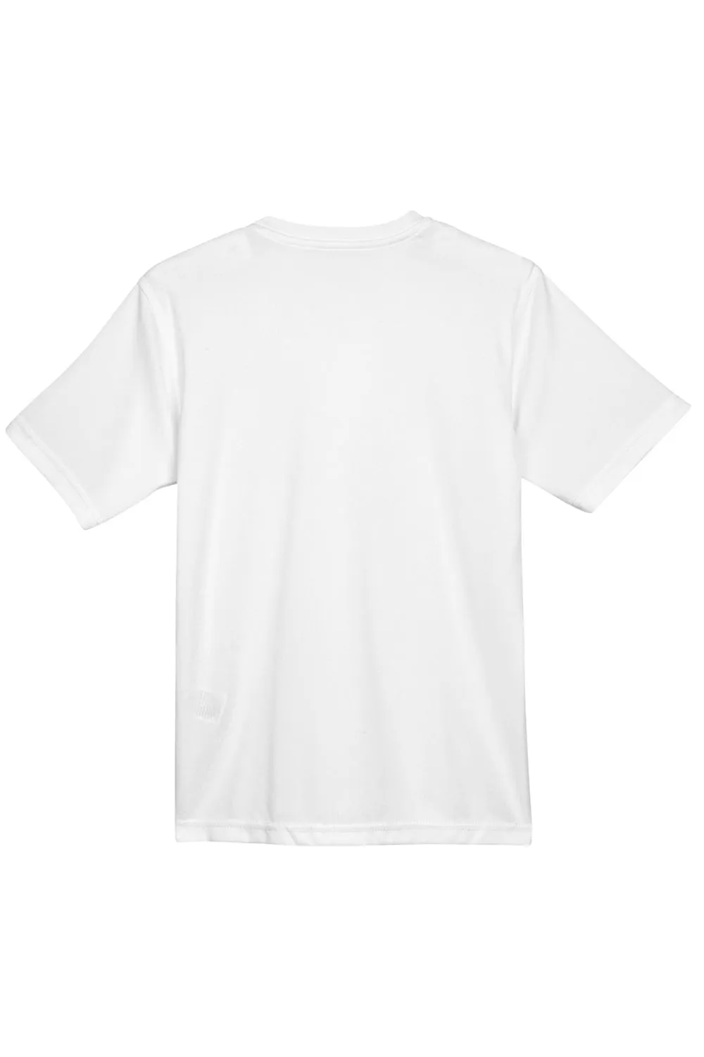 UltraClub Youth Cool & Dry Performance Moisture Wicking Short Sleeve Crewneck T-Shirt - White