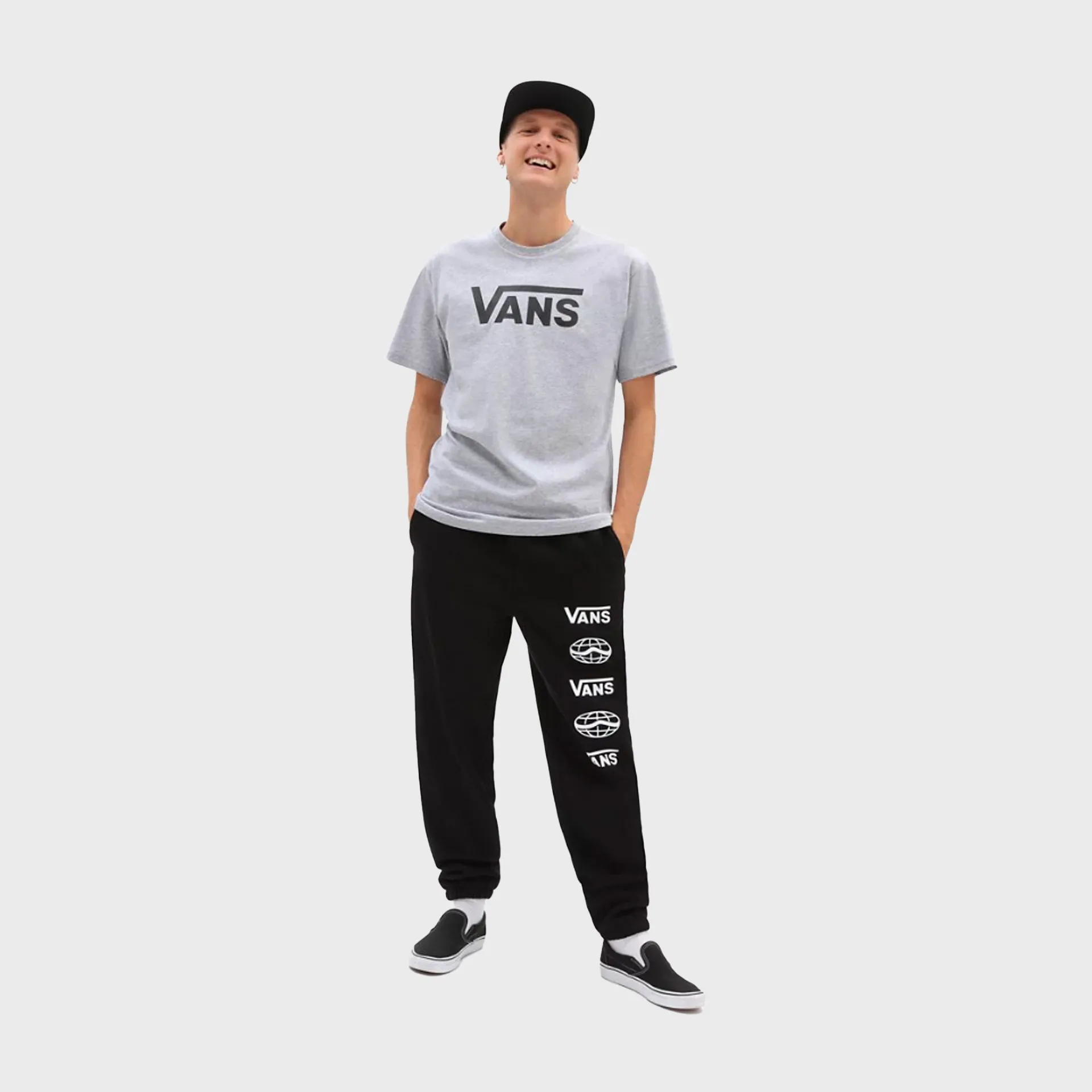 Vans Classic Mens T-Shirt - Athletic Heather/Black