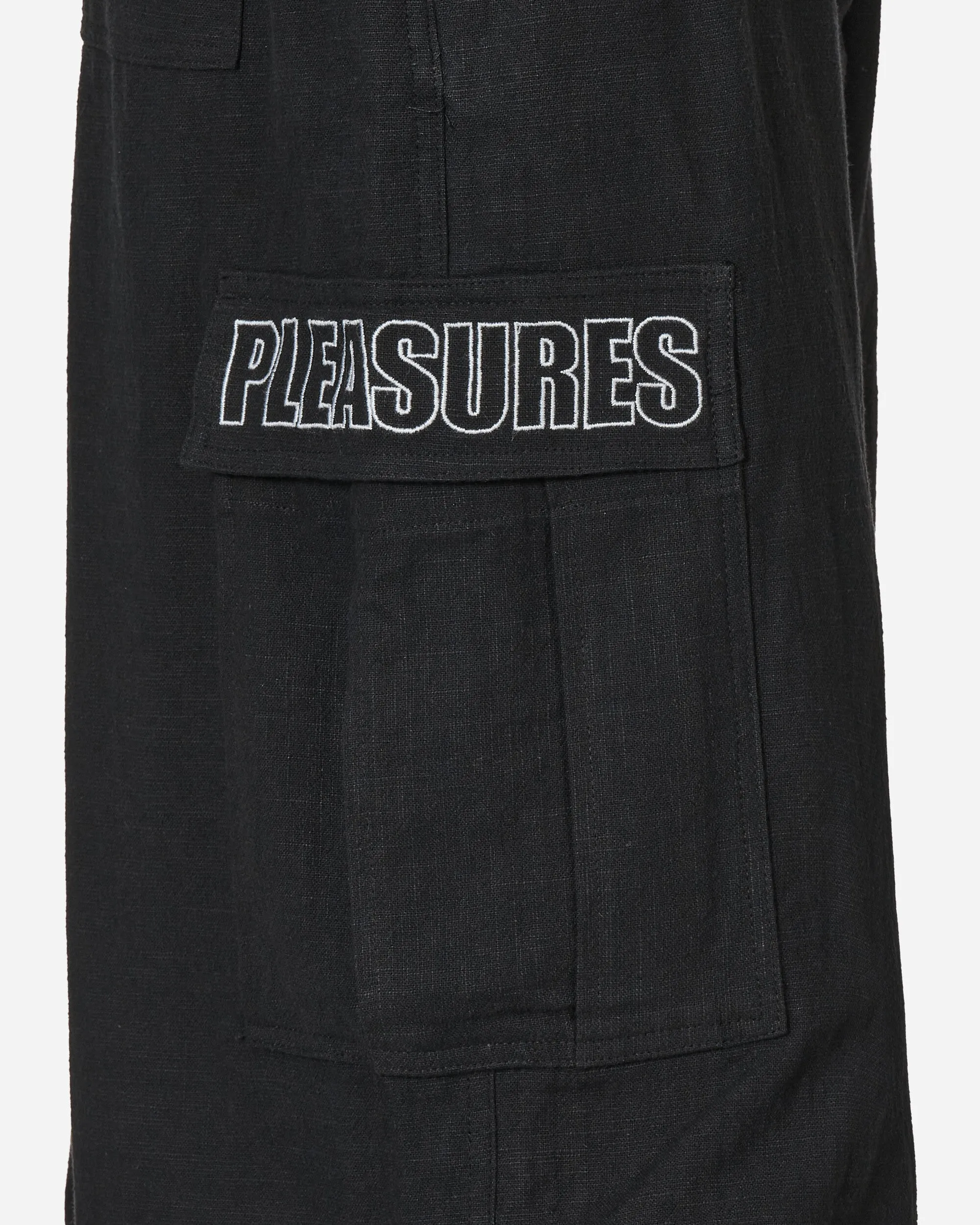 Visitor Wide Cargo Pants Black