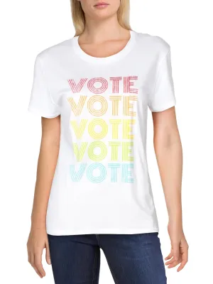 Vote Womens Graphic Short Sleeve T-Shirt