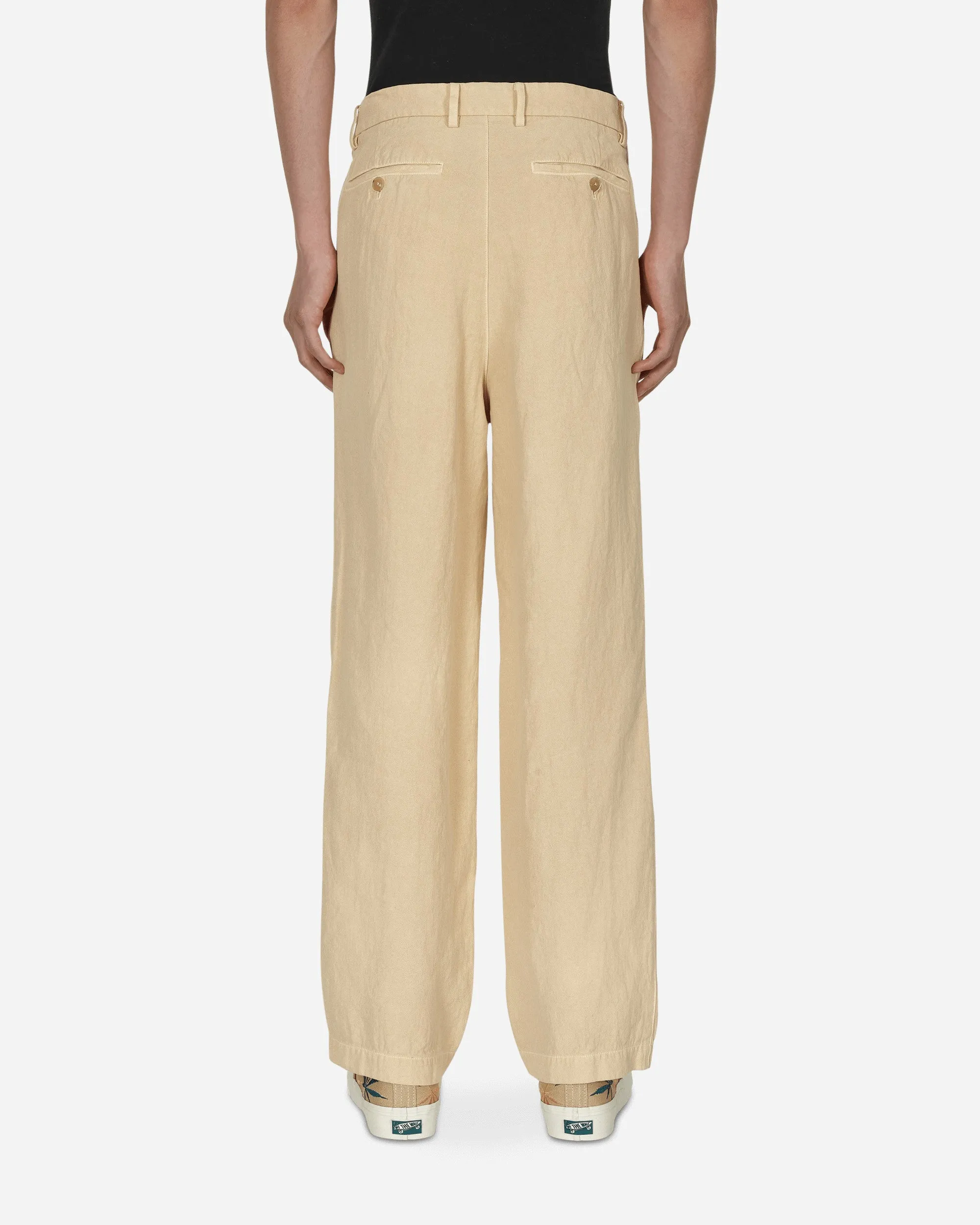 Washi Duck Canvas Pants Beige