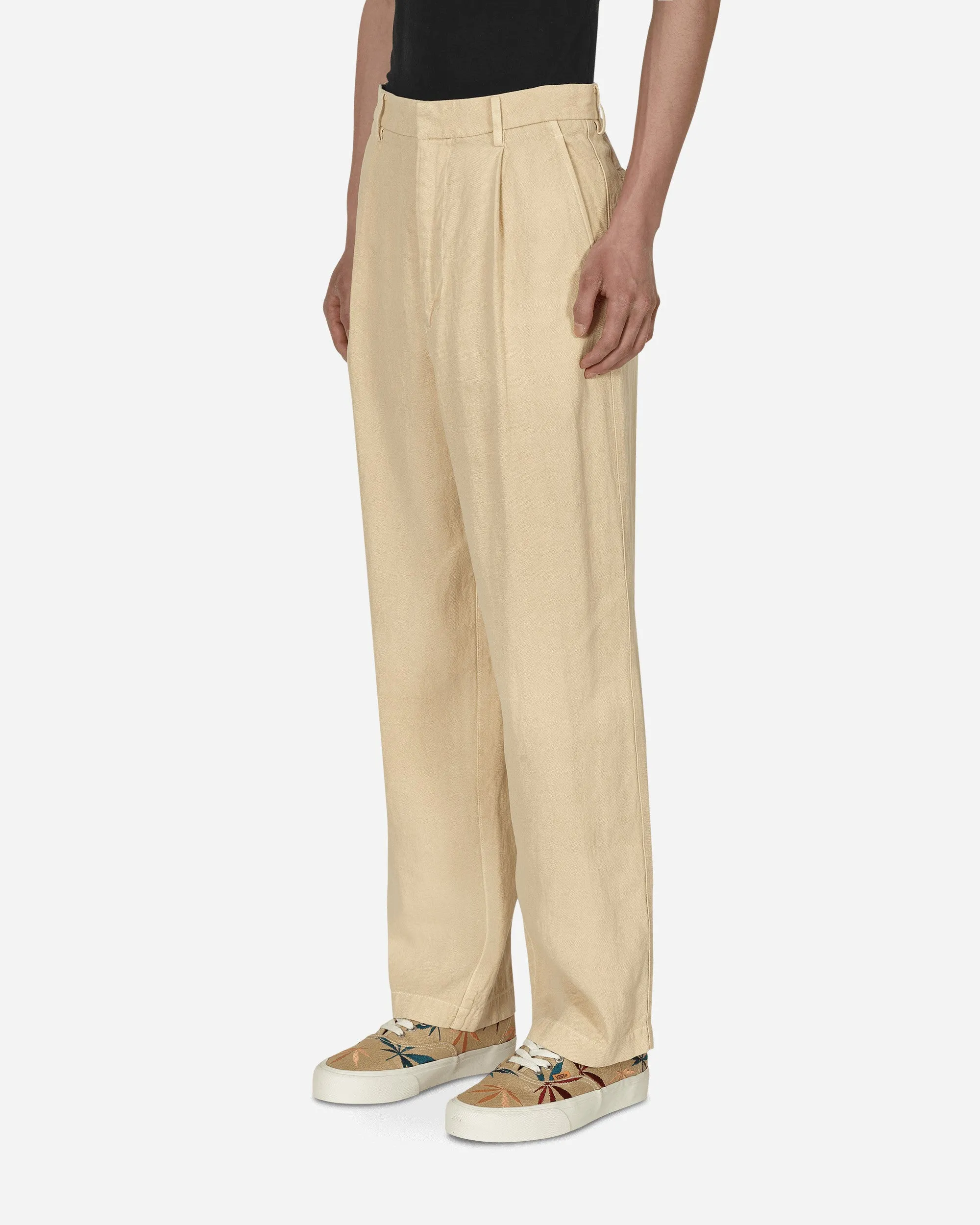 Washi Duck Canvas Pants Beige