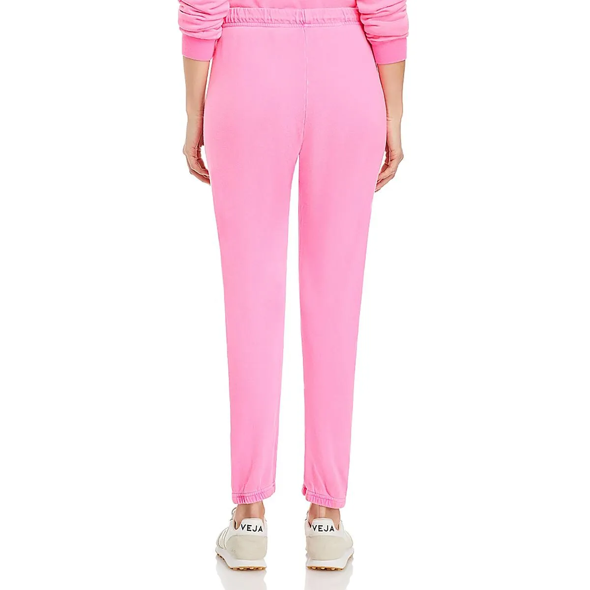 Womens Cotton Blend Drawstring Hem Jogger Pants