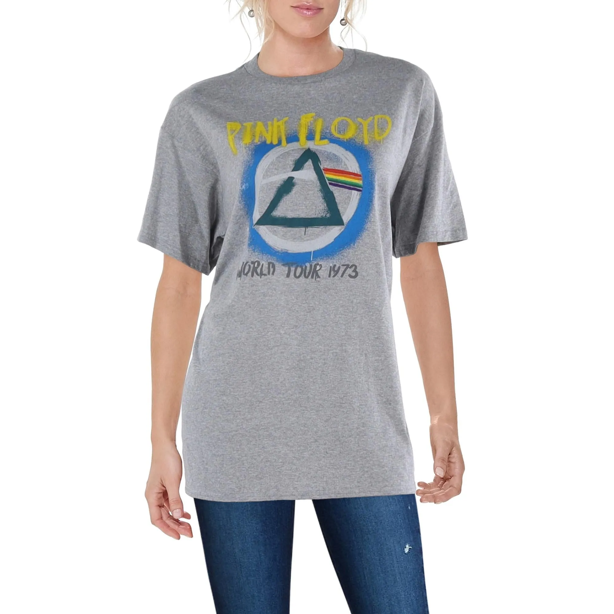 Womens Cotton World Tour 1973 Graphic T-Shirt