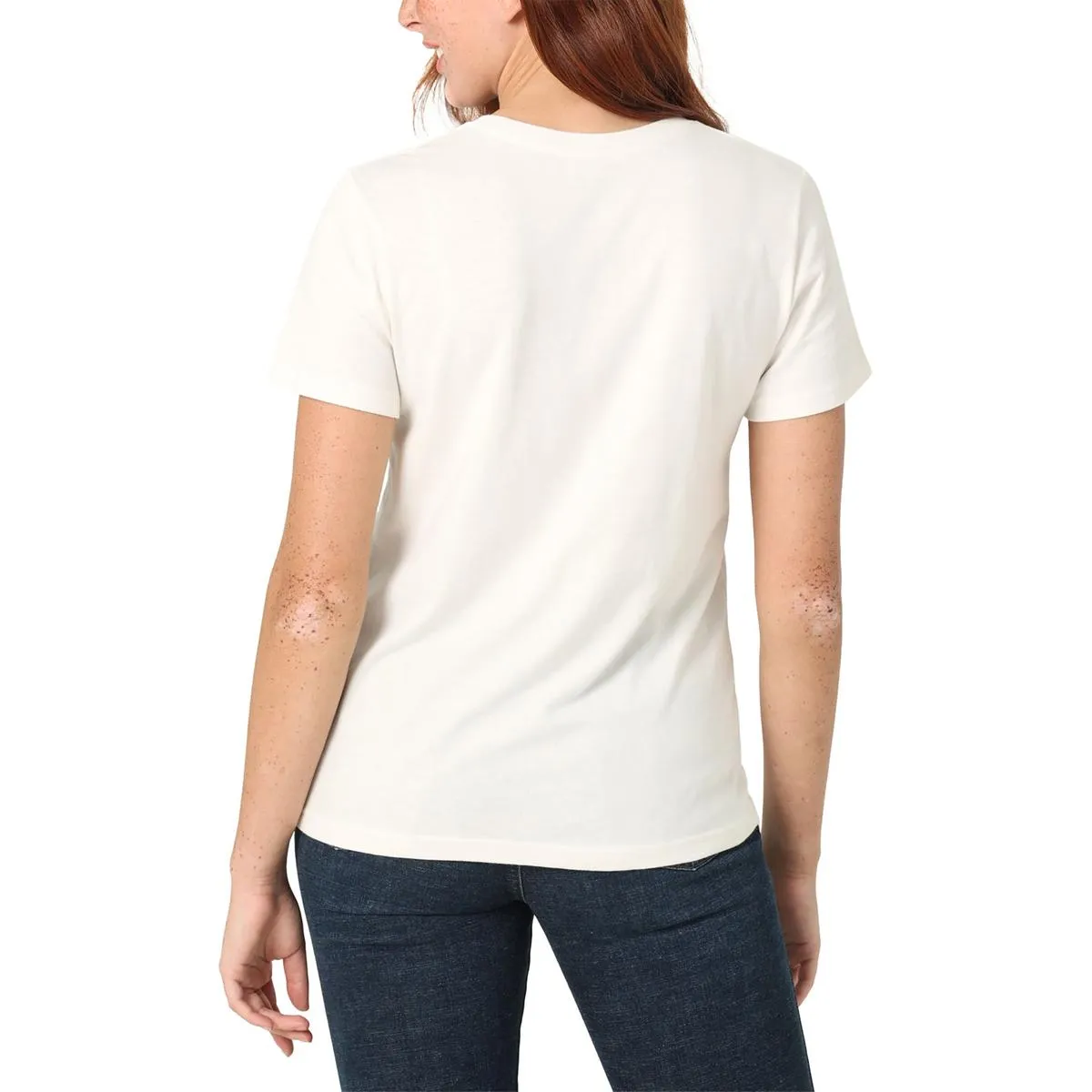 Womens Crewneck Knit Graphic T-Shirt