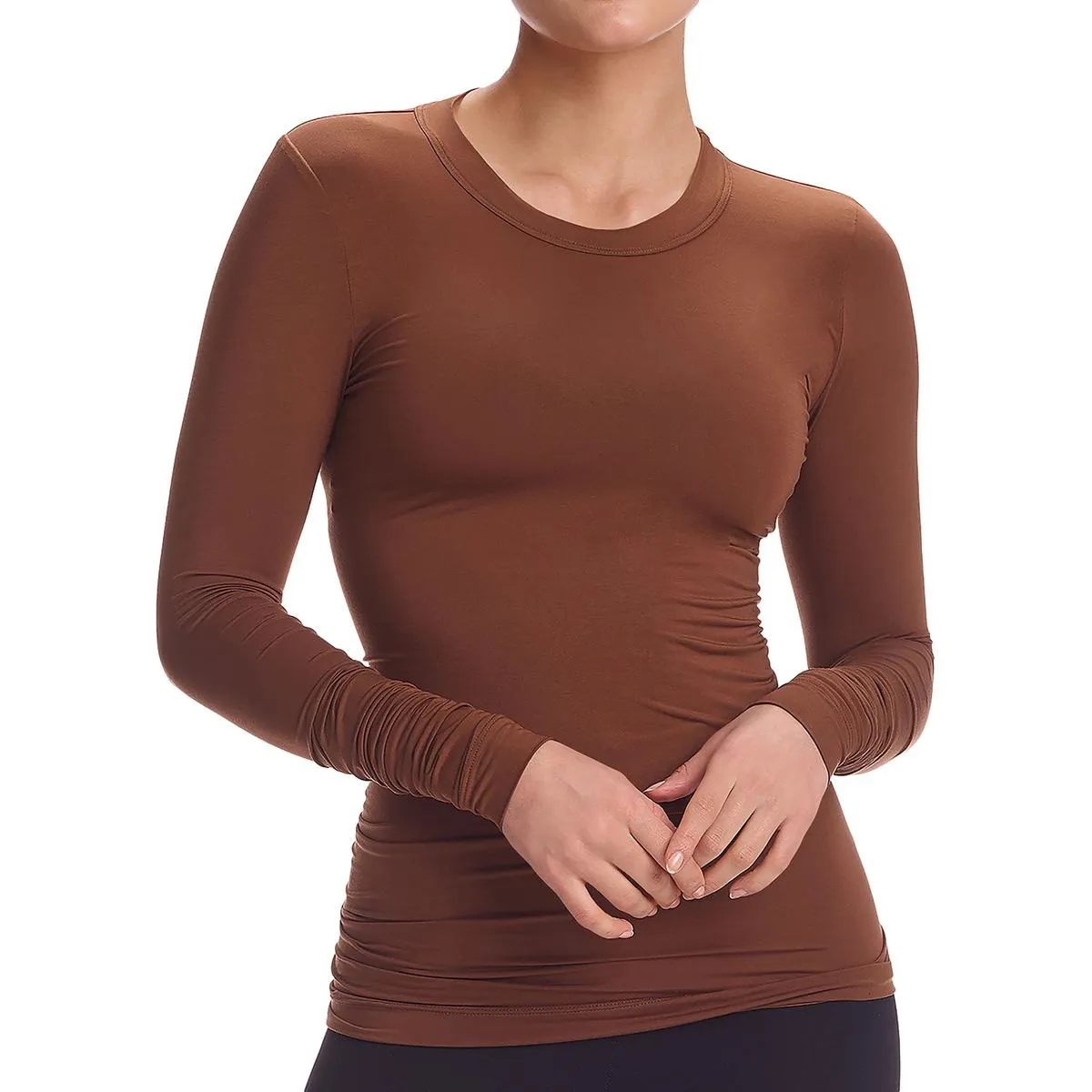 Womens Crewneck Long Sleeve T-Shirt