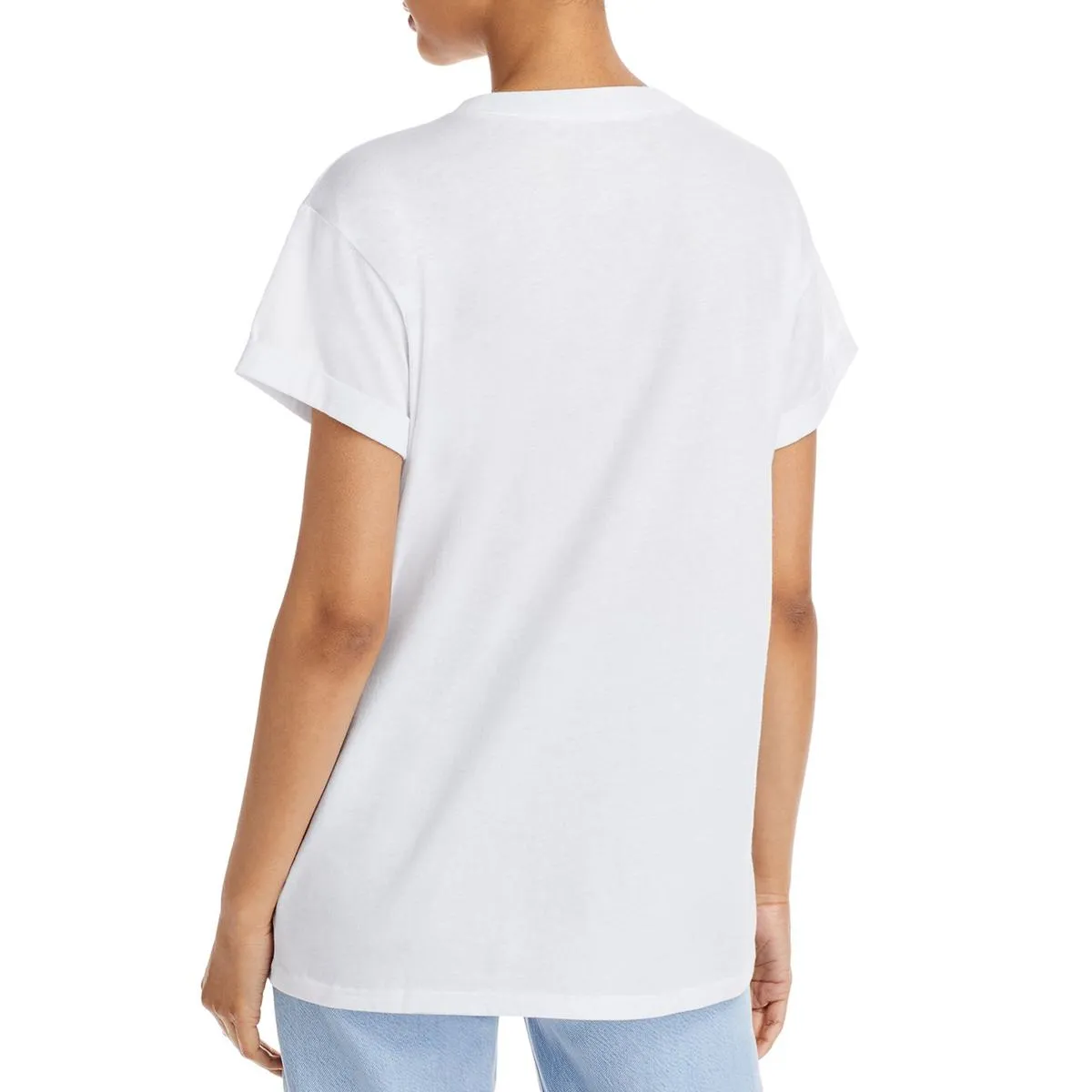 Womens Graphic Cuffed T-Shirt