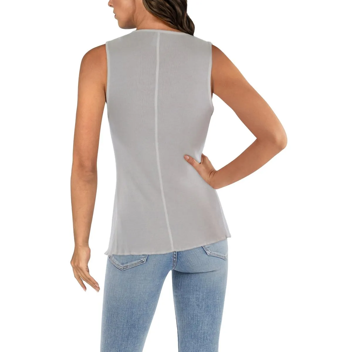 Womens Henley Cami Tank Top