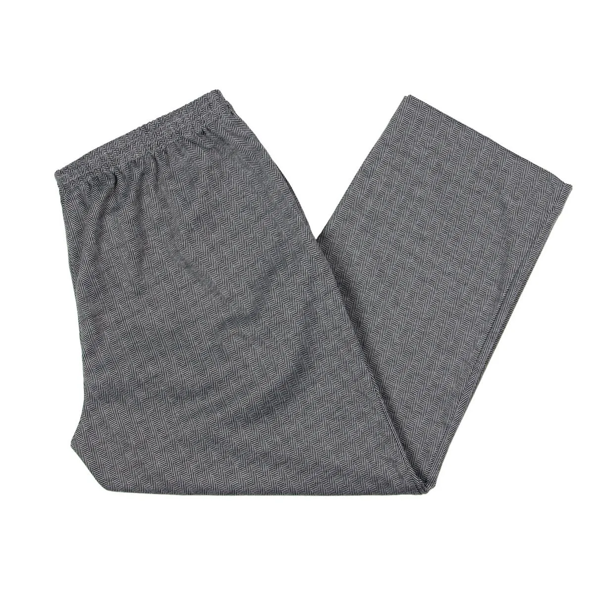 Womens Herringbone Classic Fit Straight Leg Pants