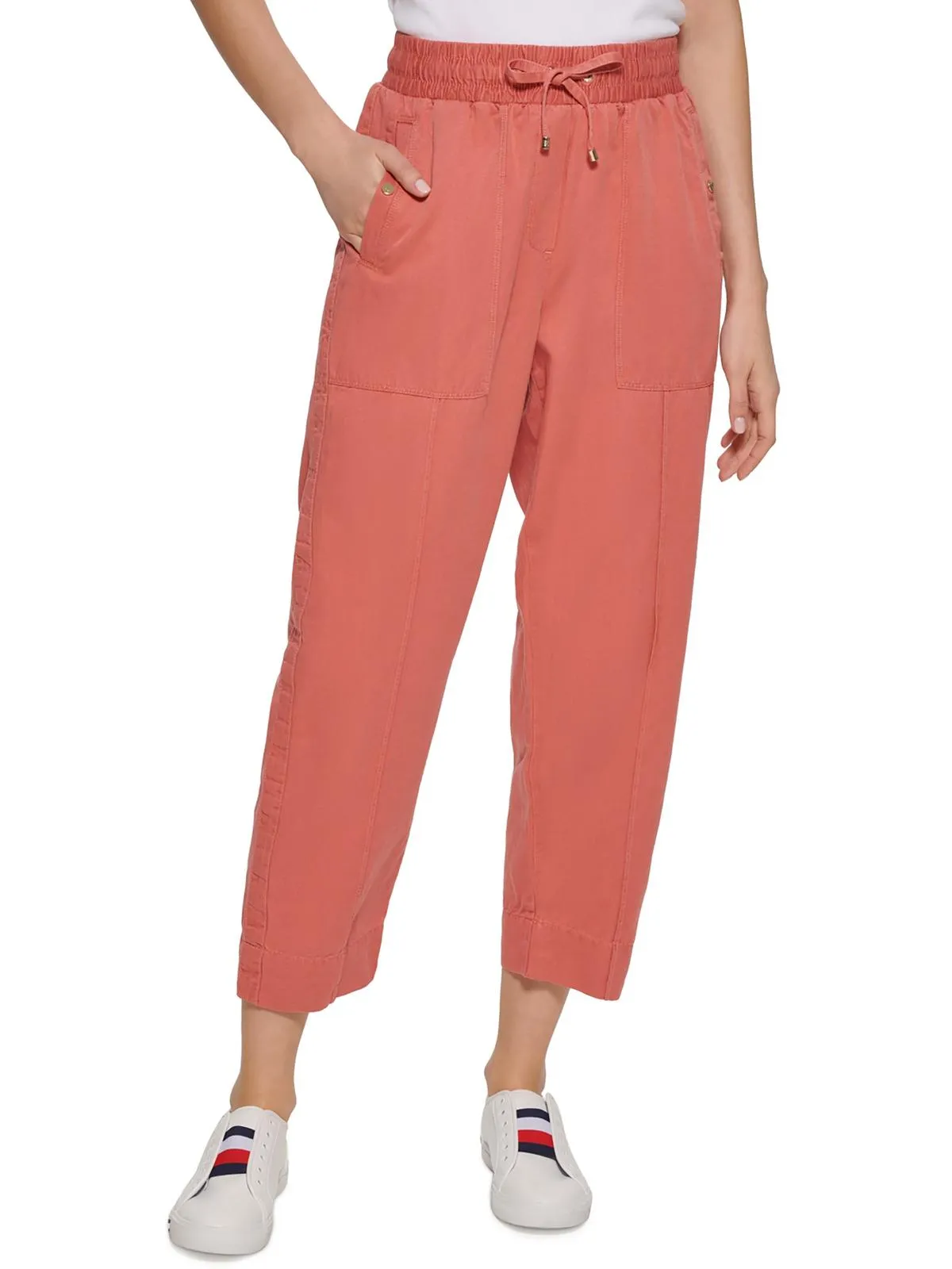 Womens High Rise Daytime Cropped Pants