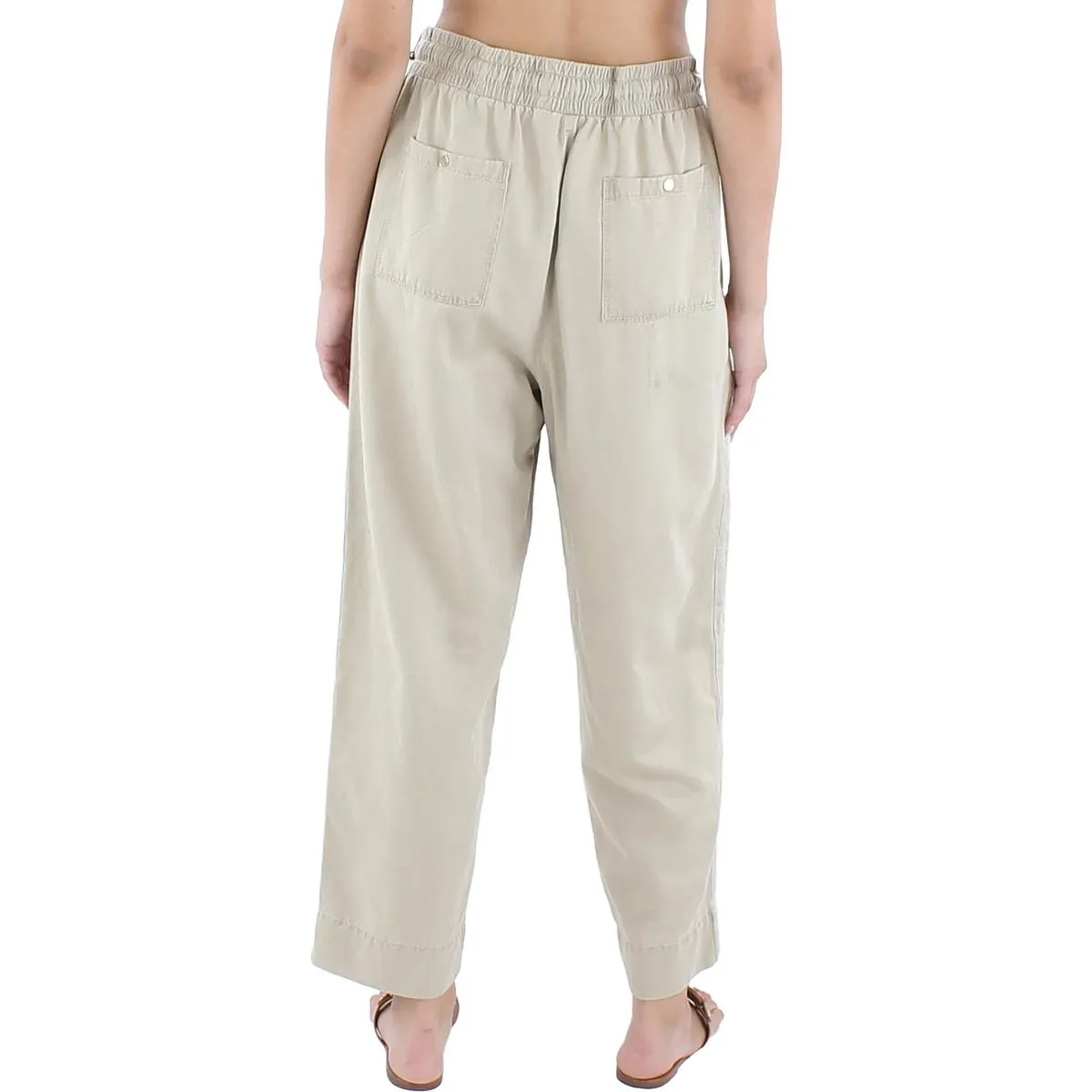 Womens High Rise Daytime Cropped Pants