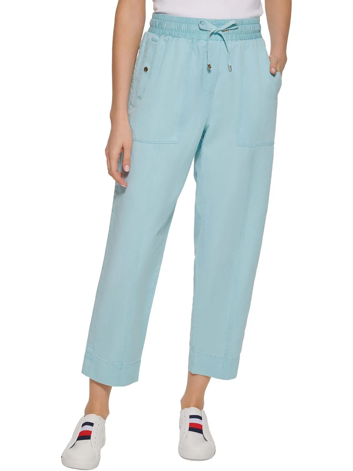Womens High Rise Daytime Cropped Pants