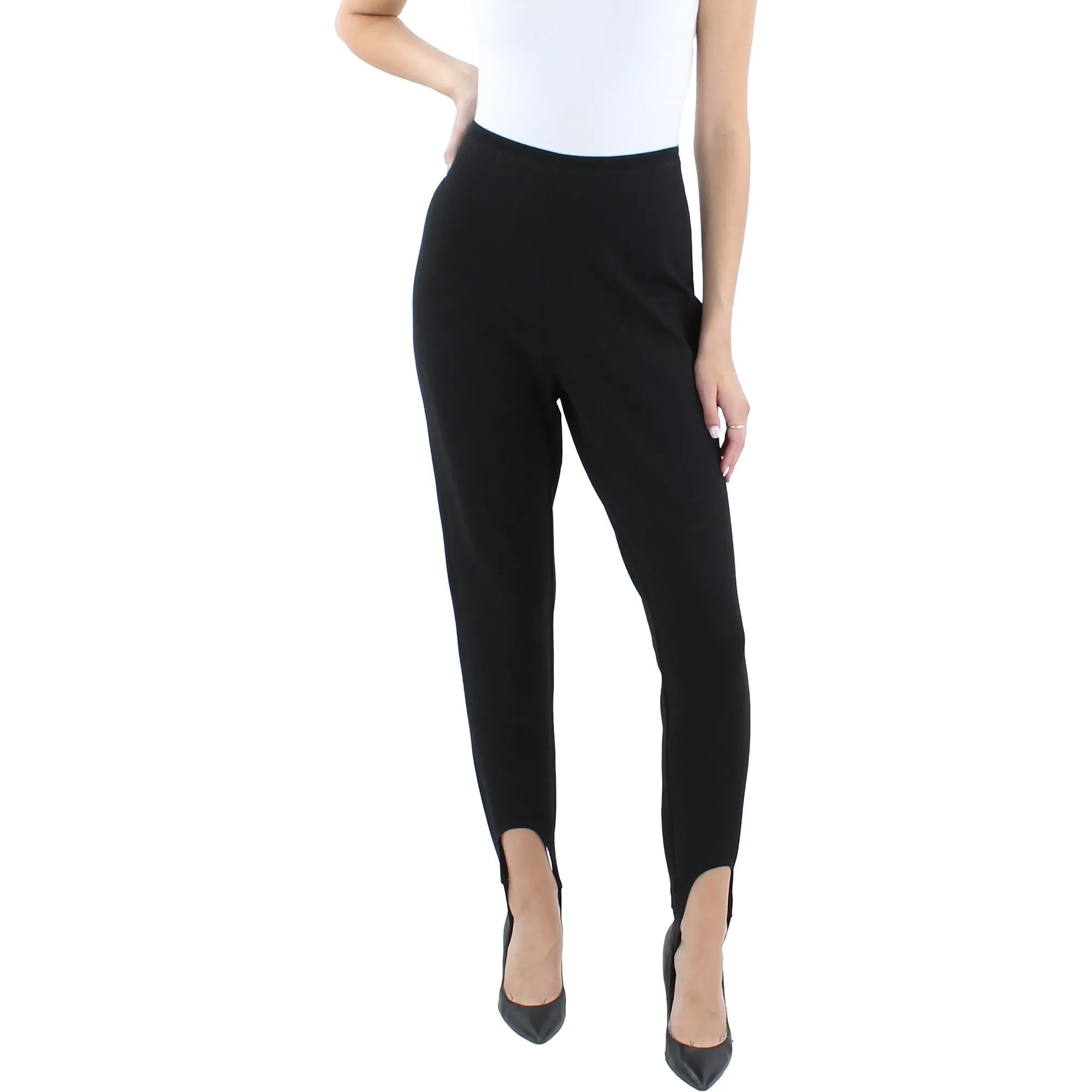 Womens High Rise Stretch Skinny Pants