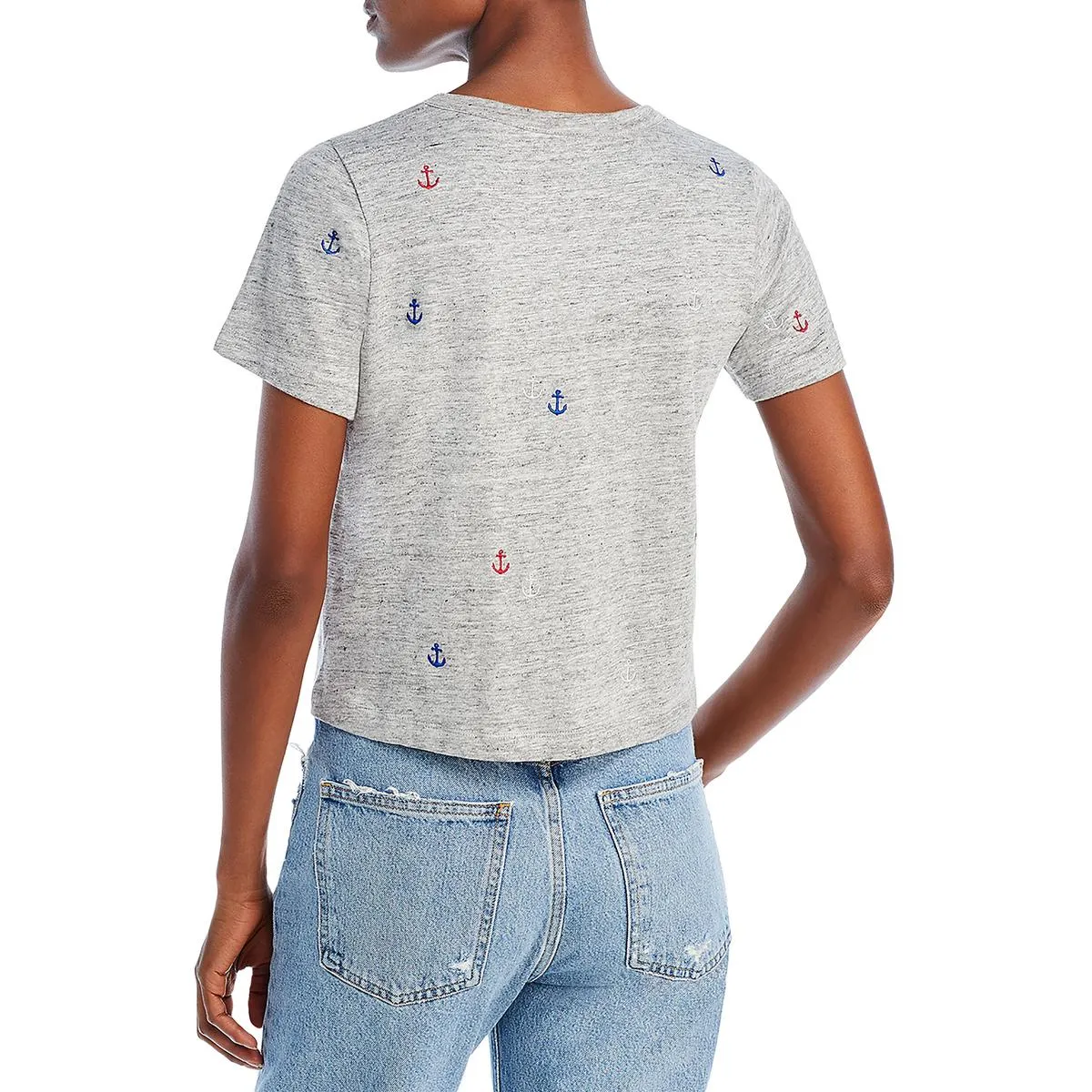 Womens Linen Blend Linen T-Shirt