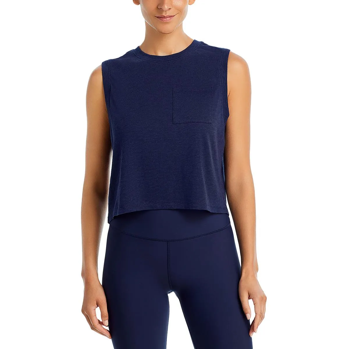 Womens Muscle Pocket Tank Top
