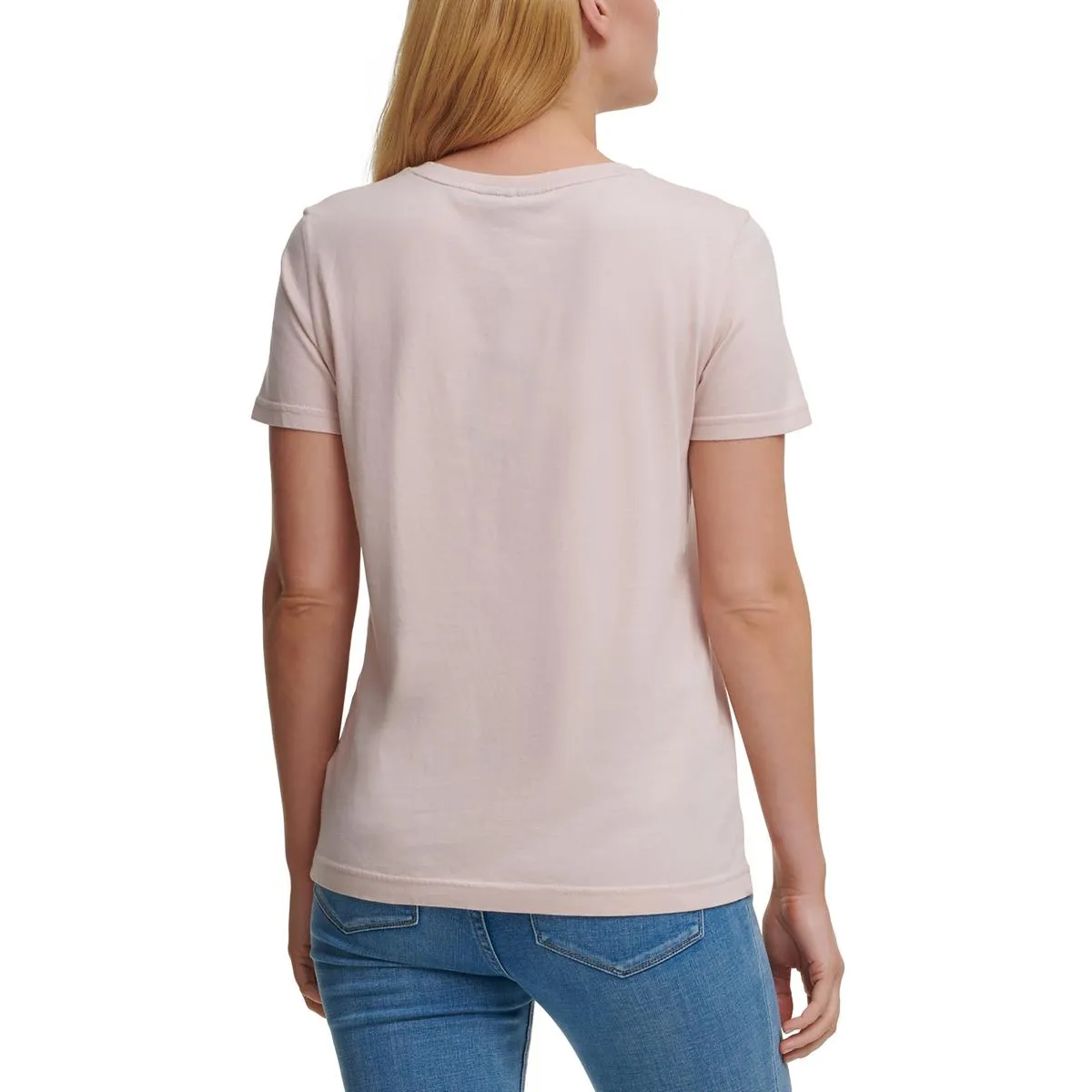 Womens Pocket Sequined T-Shirt