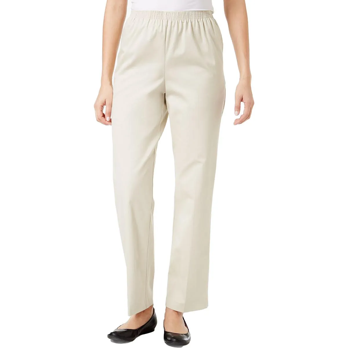 Womens Pull On Professional Dress Pants