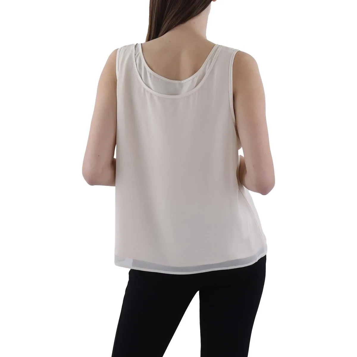 Womens Sheer Sleeveless Tank Top