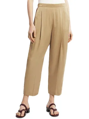 Womens Shimmer High Rise Cropped Pants