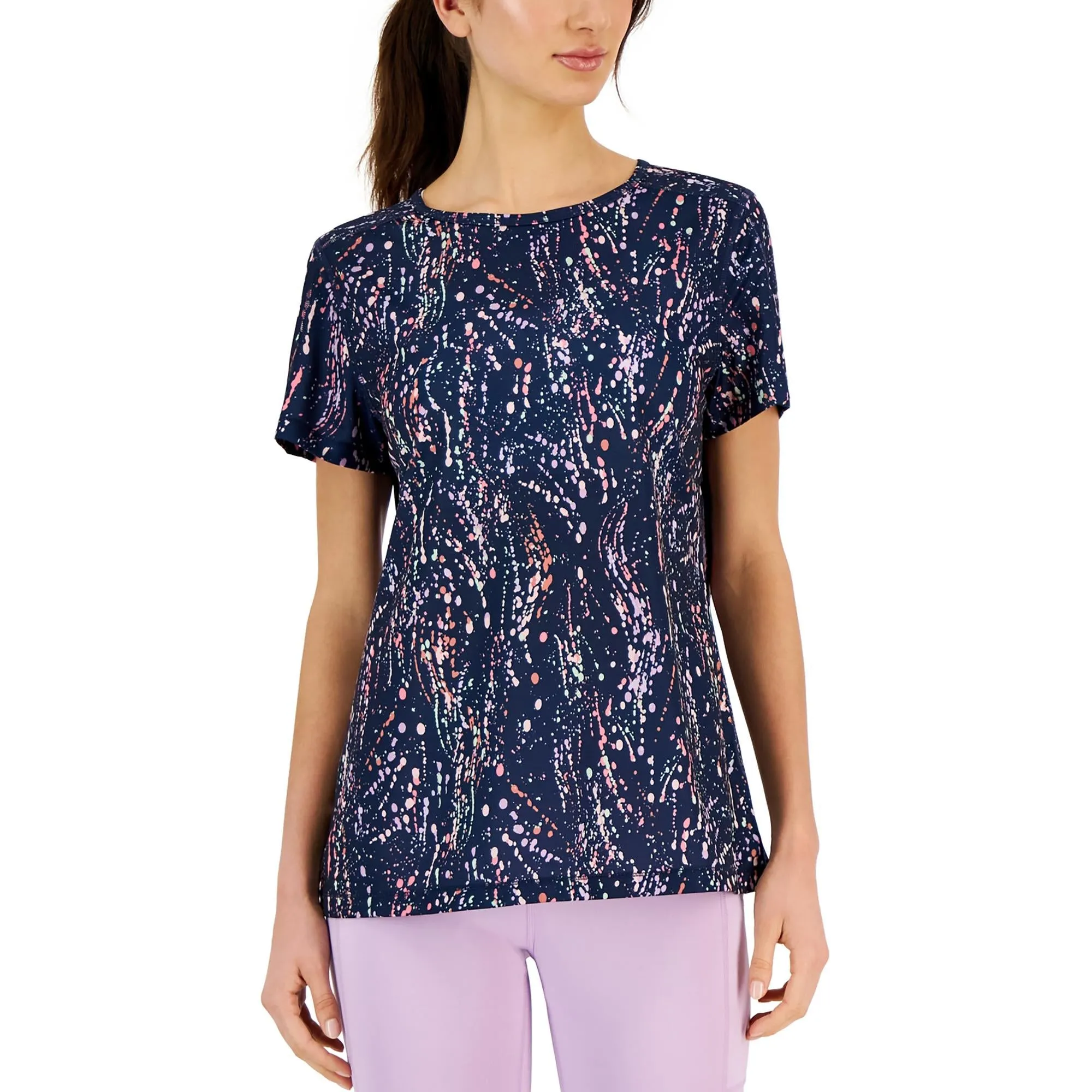 Womens Short Sleeve Printed T-Shirt